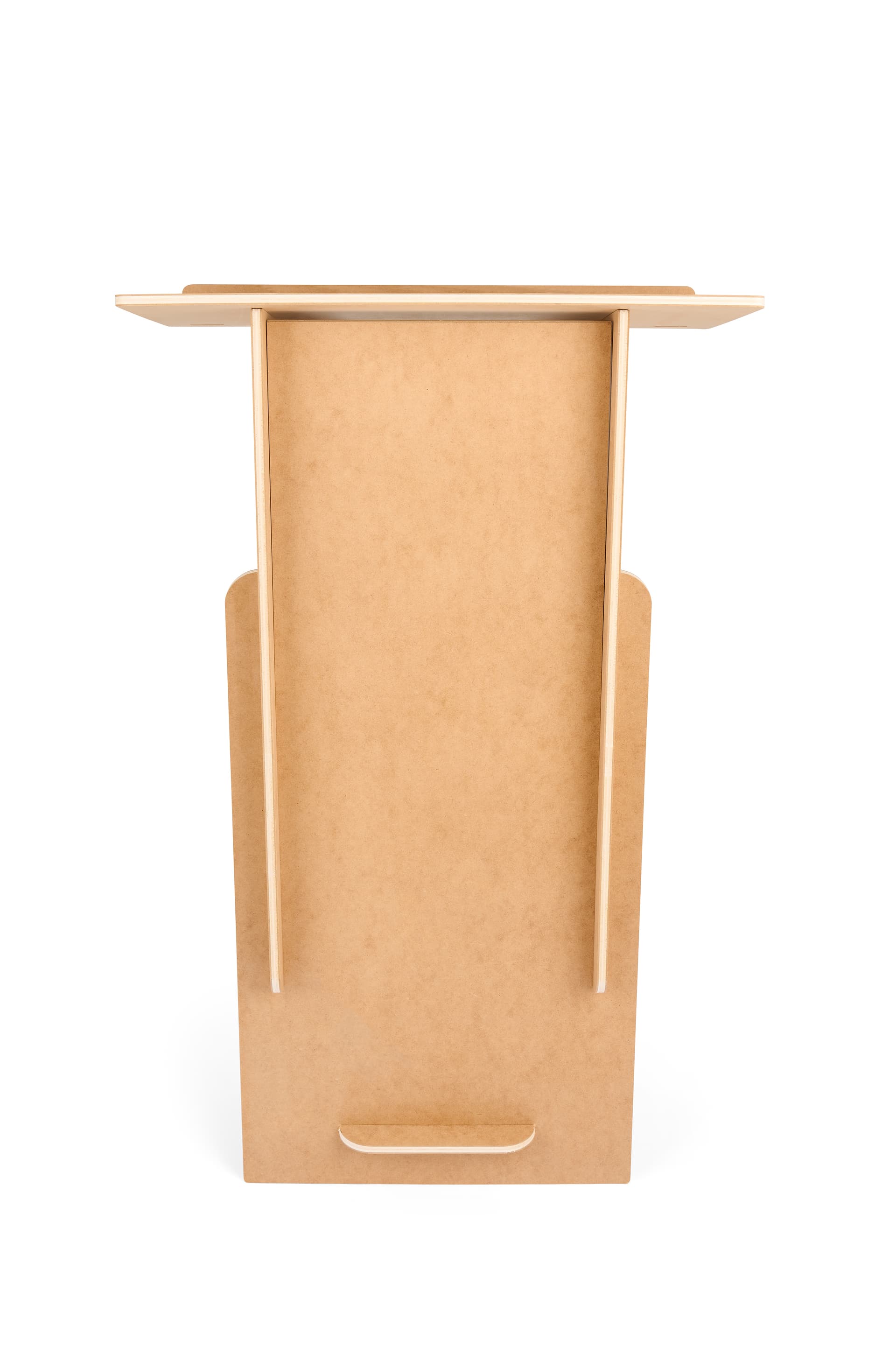 Portable podium with easy assembly