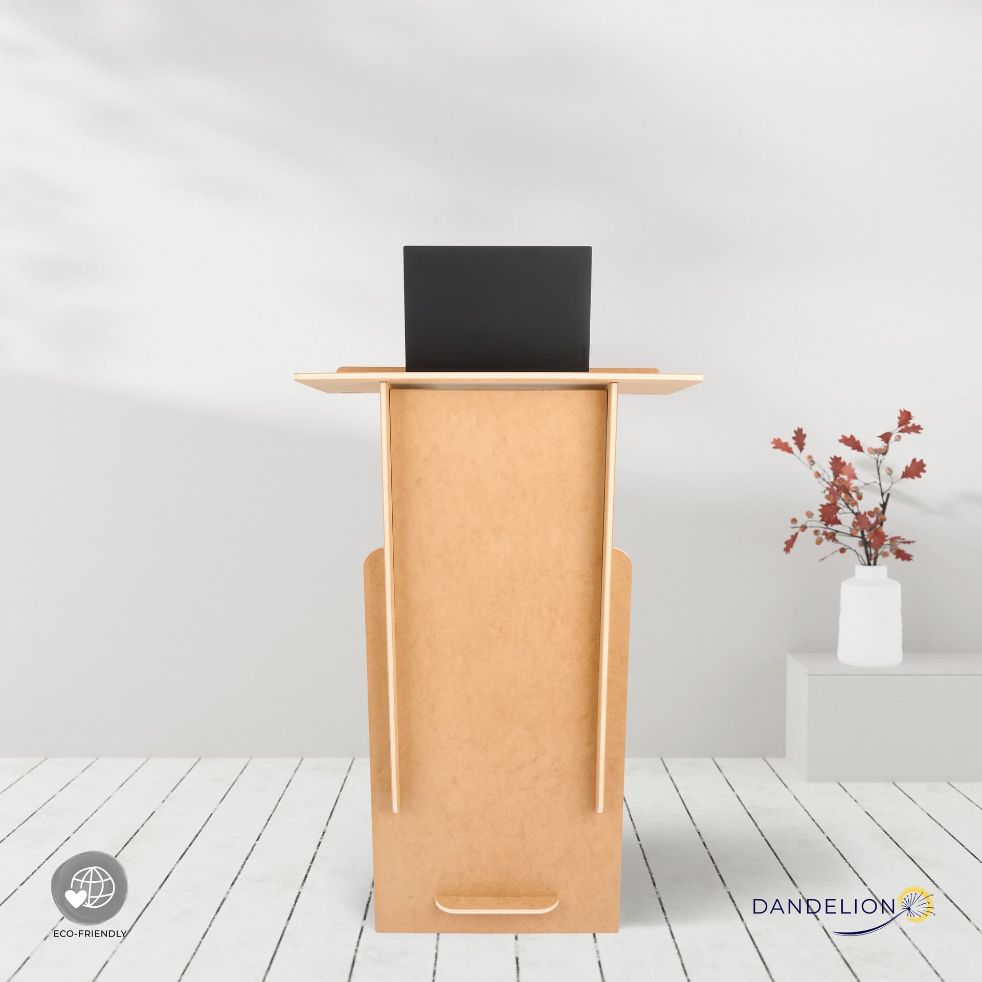 Portable podium with modern design