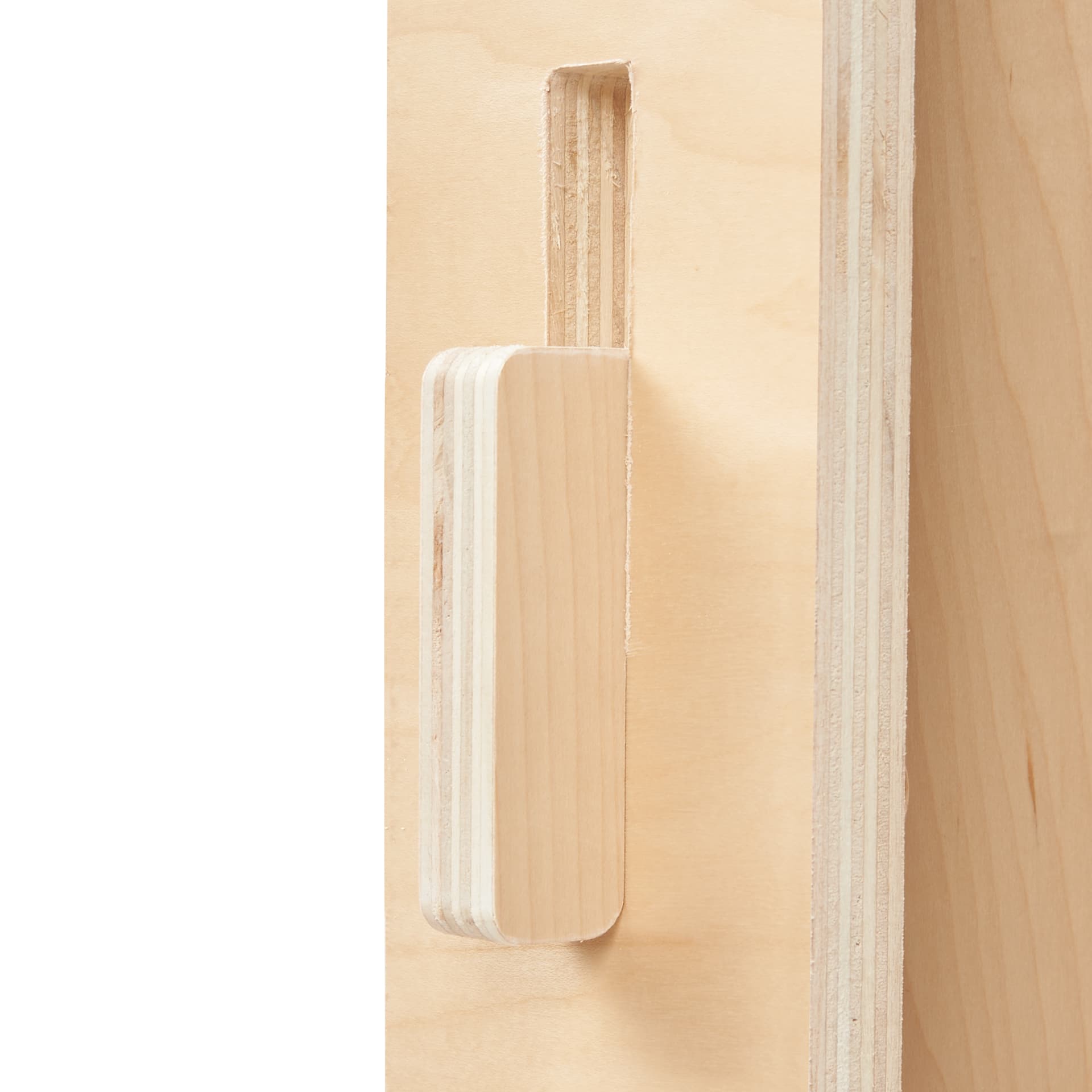 Folding pegboard display with sliding joints to connect legs