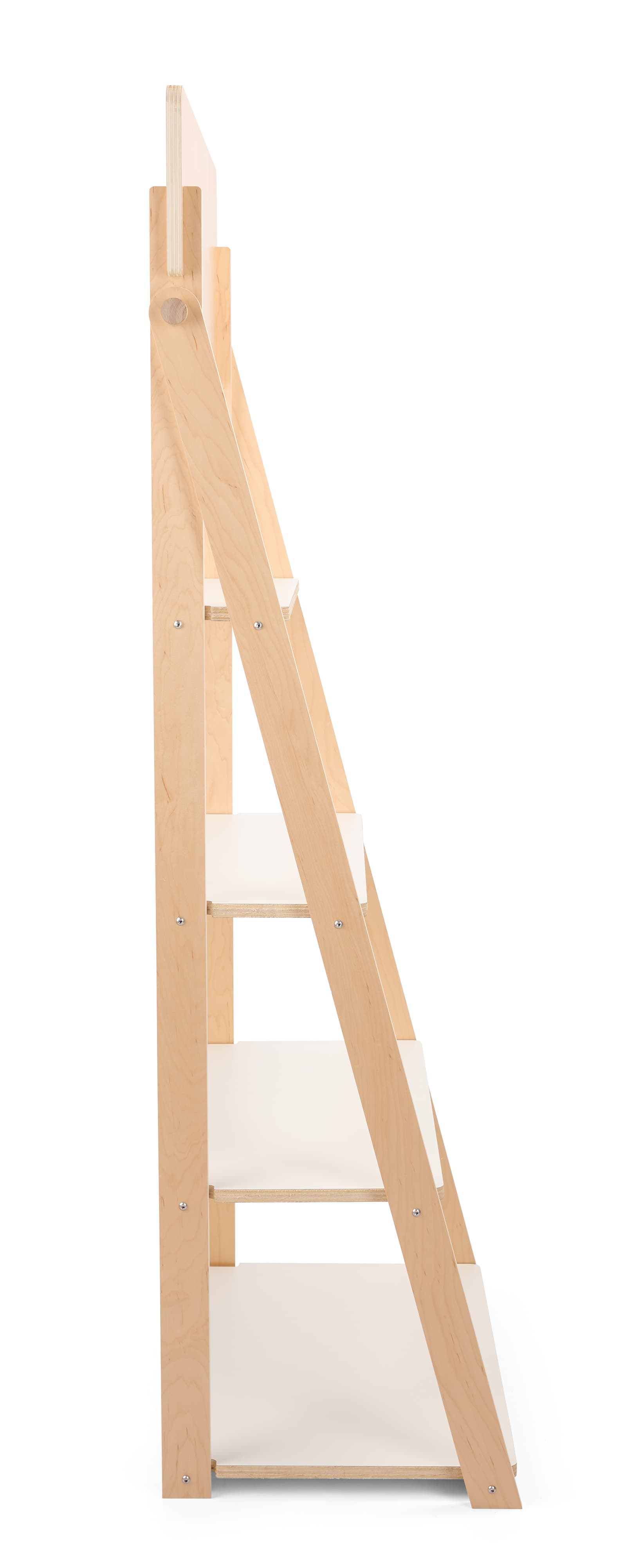 Wooden Ladder Shelves with a Weight Capacity of 20 lbs. 
