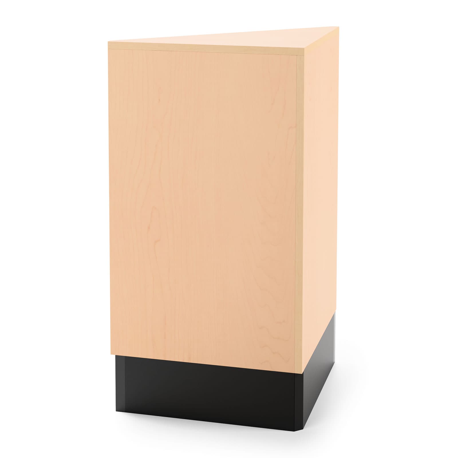 Corner filler sales counter is a totally enclosed triangle designed to fill cash wrap corners