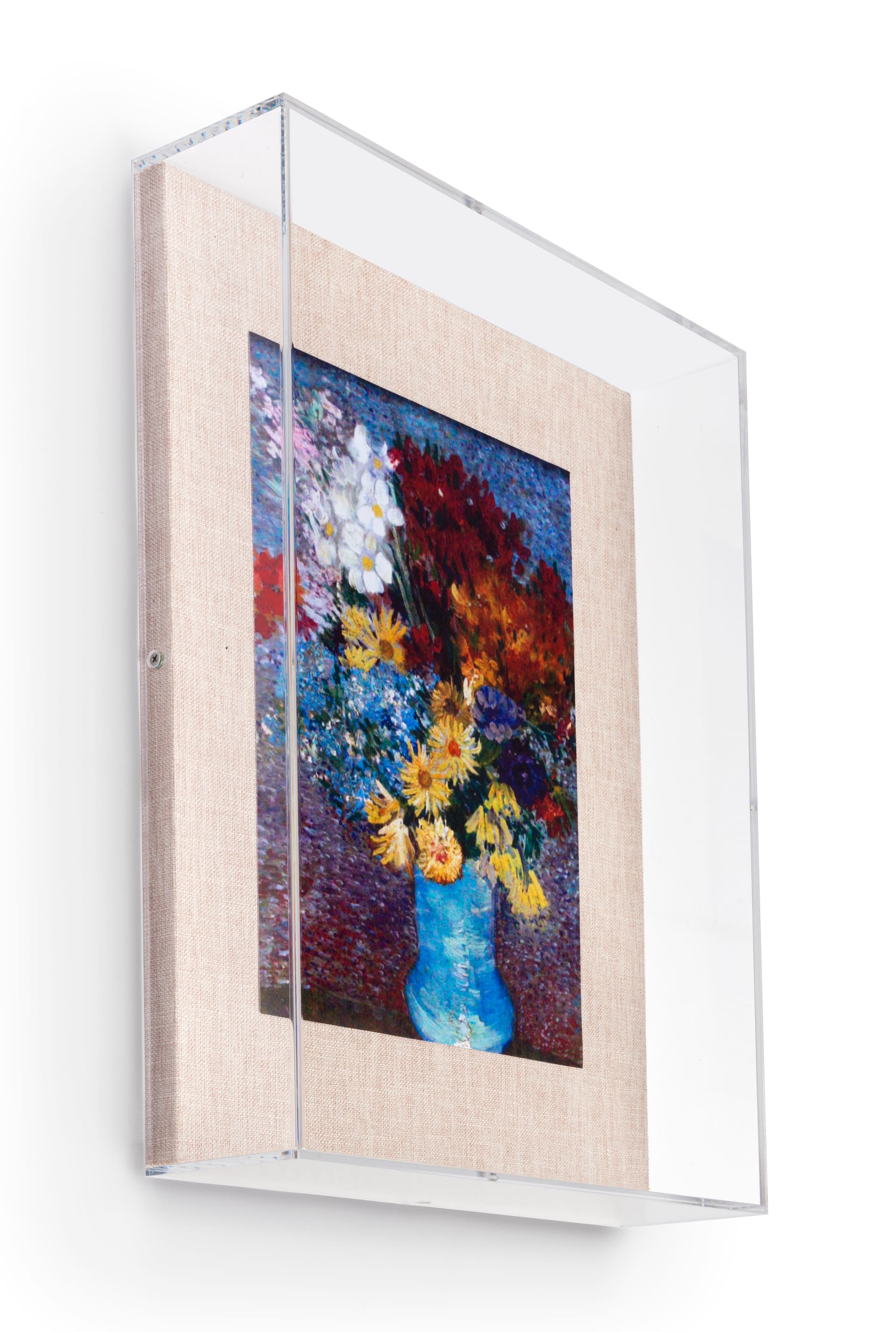 Jewelry Display Using 11" x 14" Gallery Style Wall Shadow Box