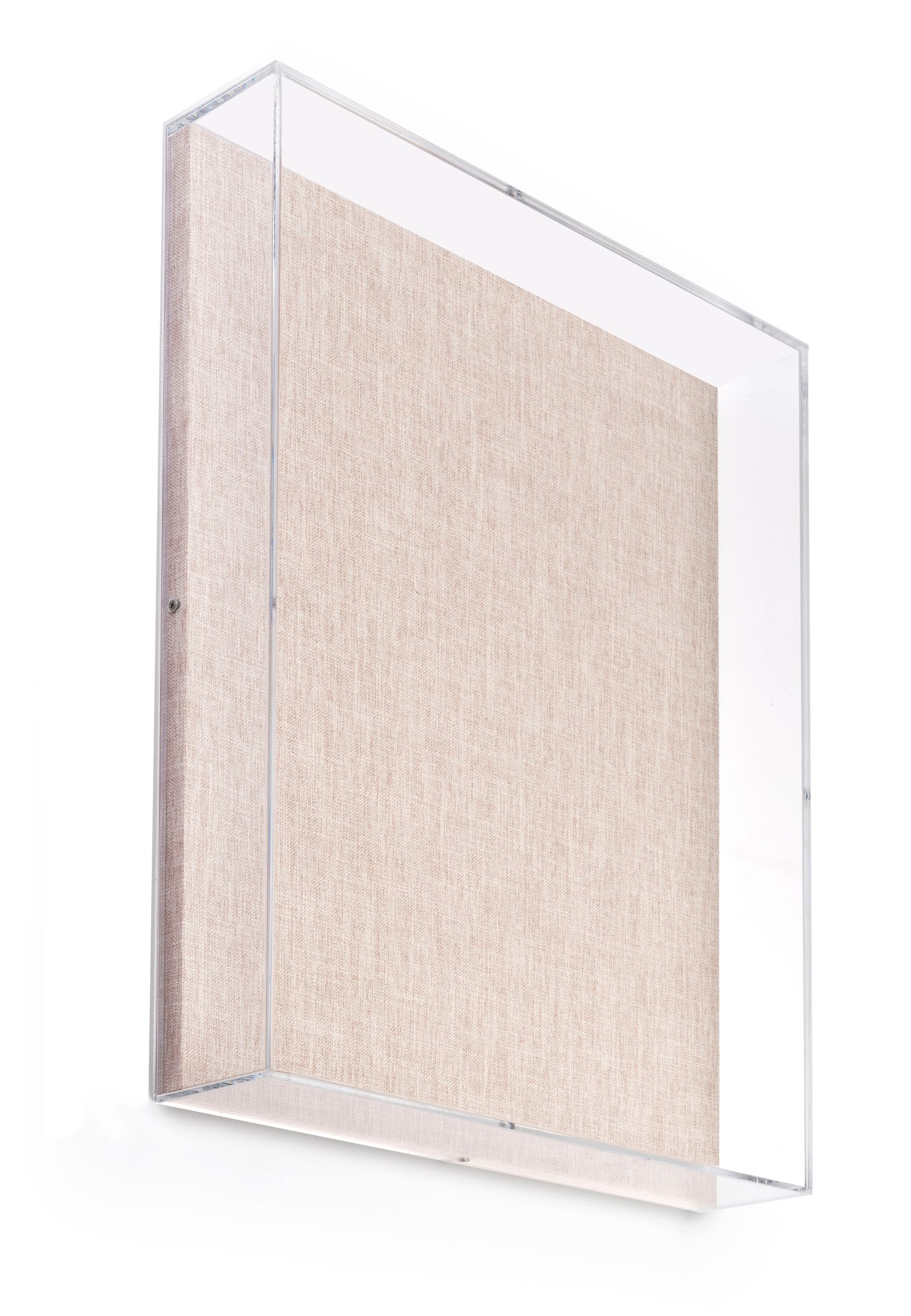 16" x 20" Linen Backed Exhibit Wall Frame with Painting Inside