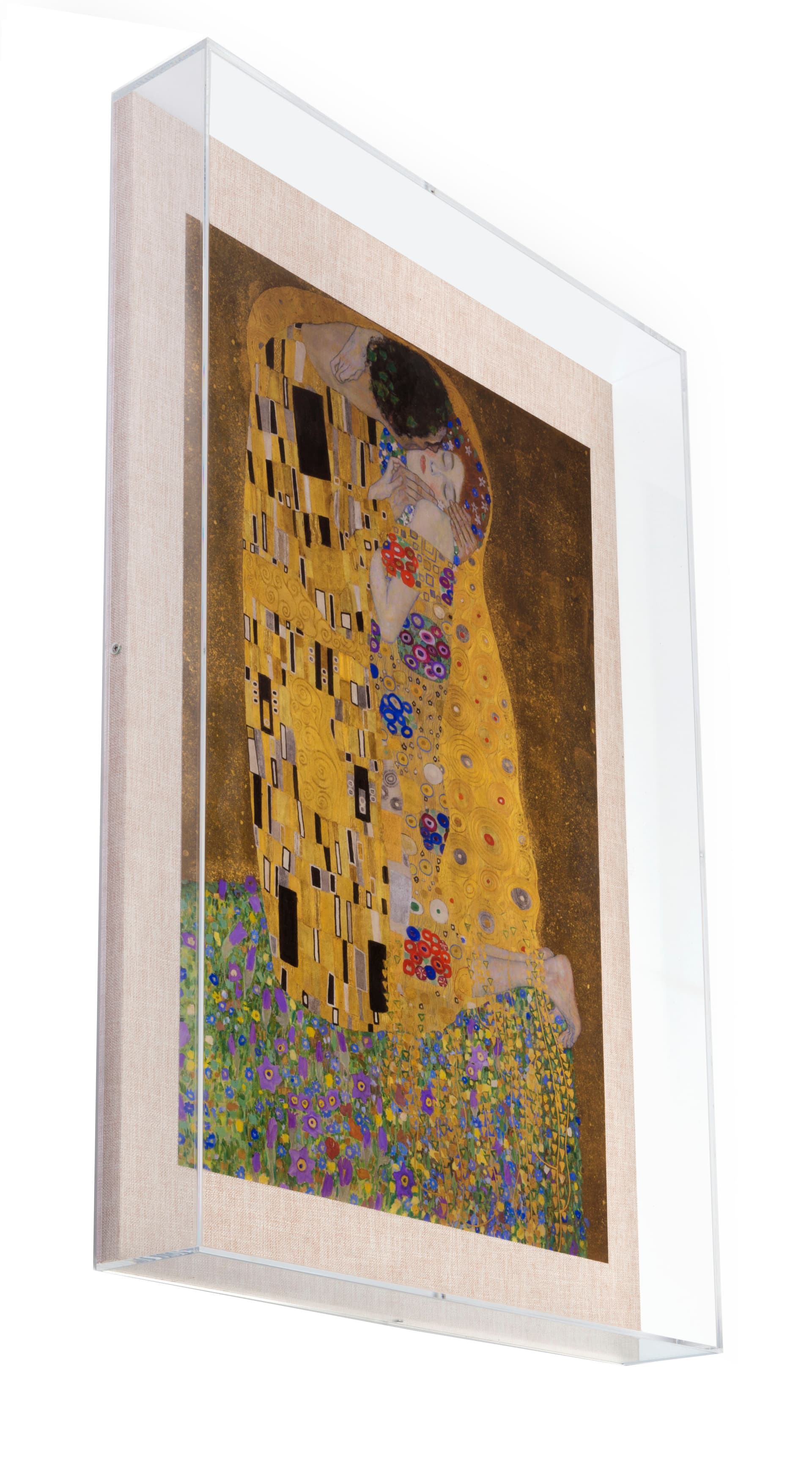 Oversized Fabric Back Wall Display Frame with Artwork Display