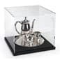 16 x 16 Countertop Display Case with Lift-Off Acrylic Top - Black