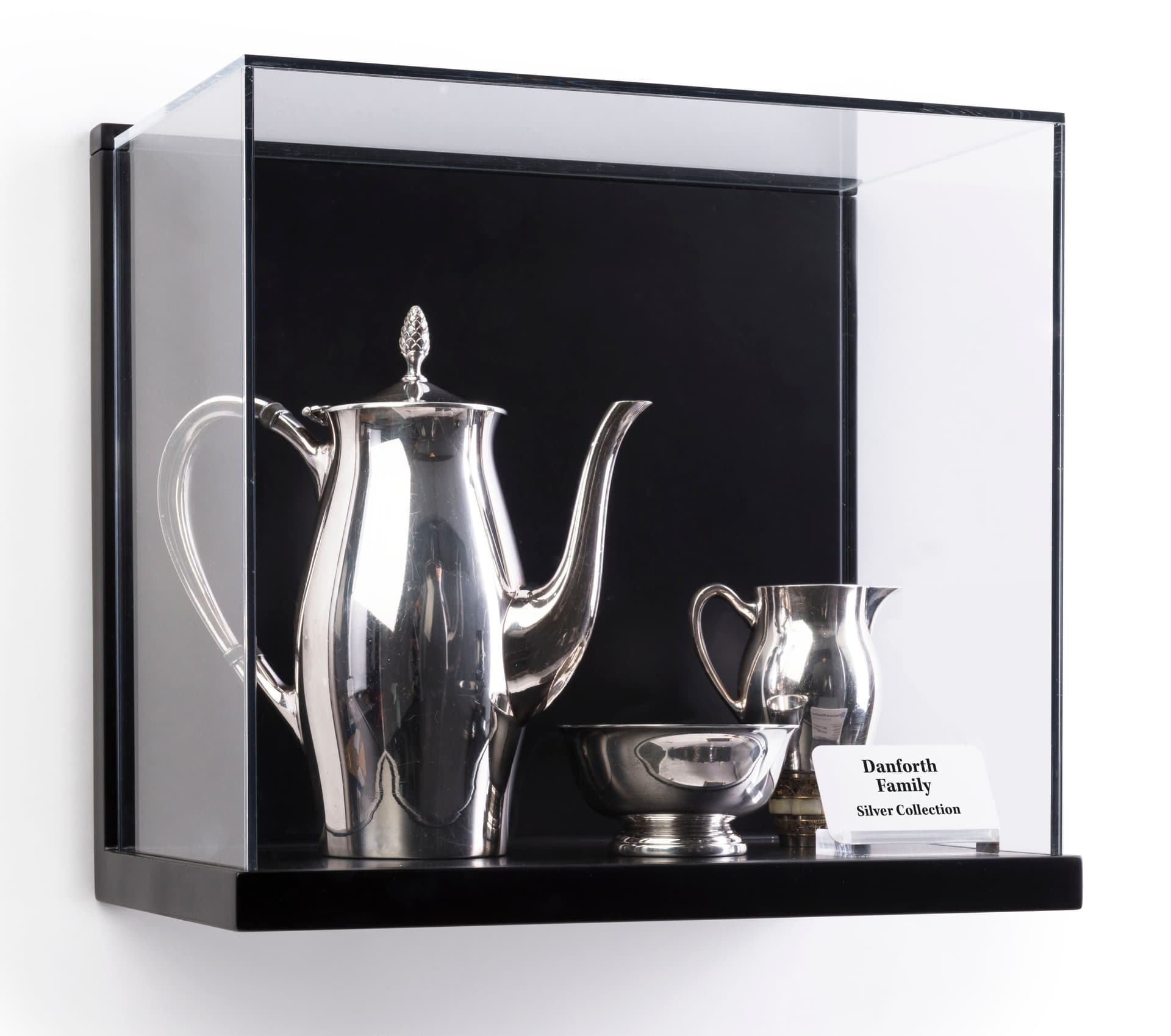 Wall Mount Acrylic Shadow Box Display with Artifacts Inside