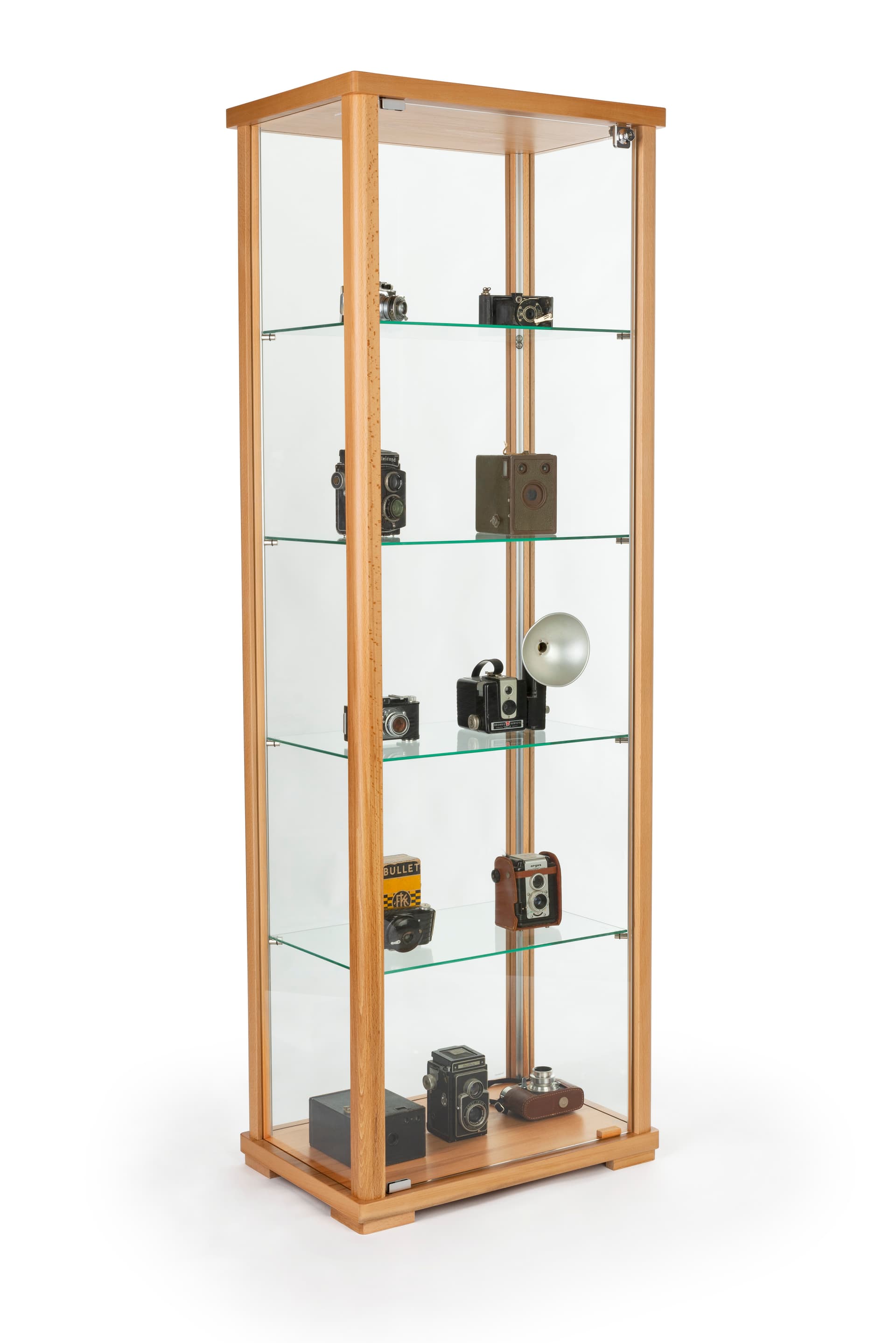 tempered glass curio cabinet display