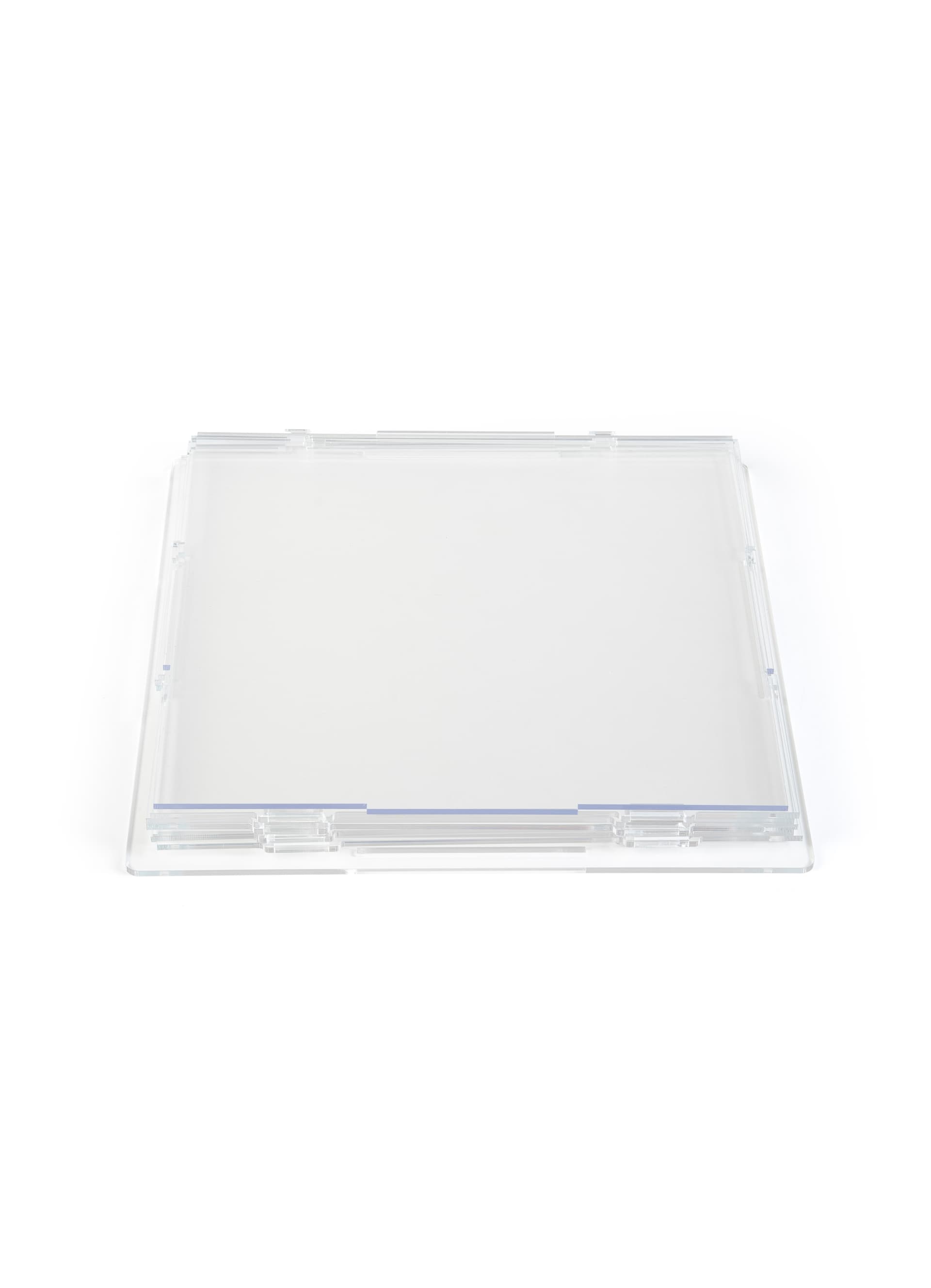 Portable folding plastic display cube