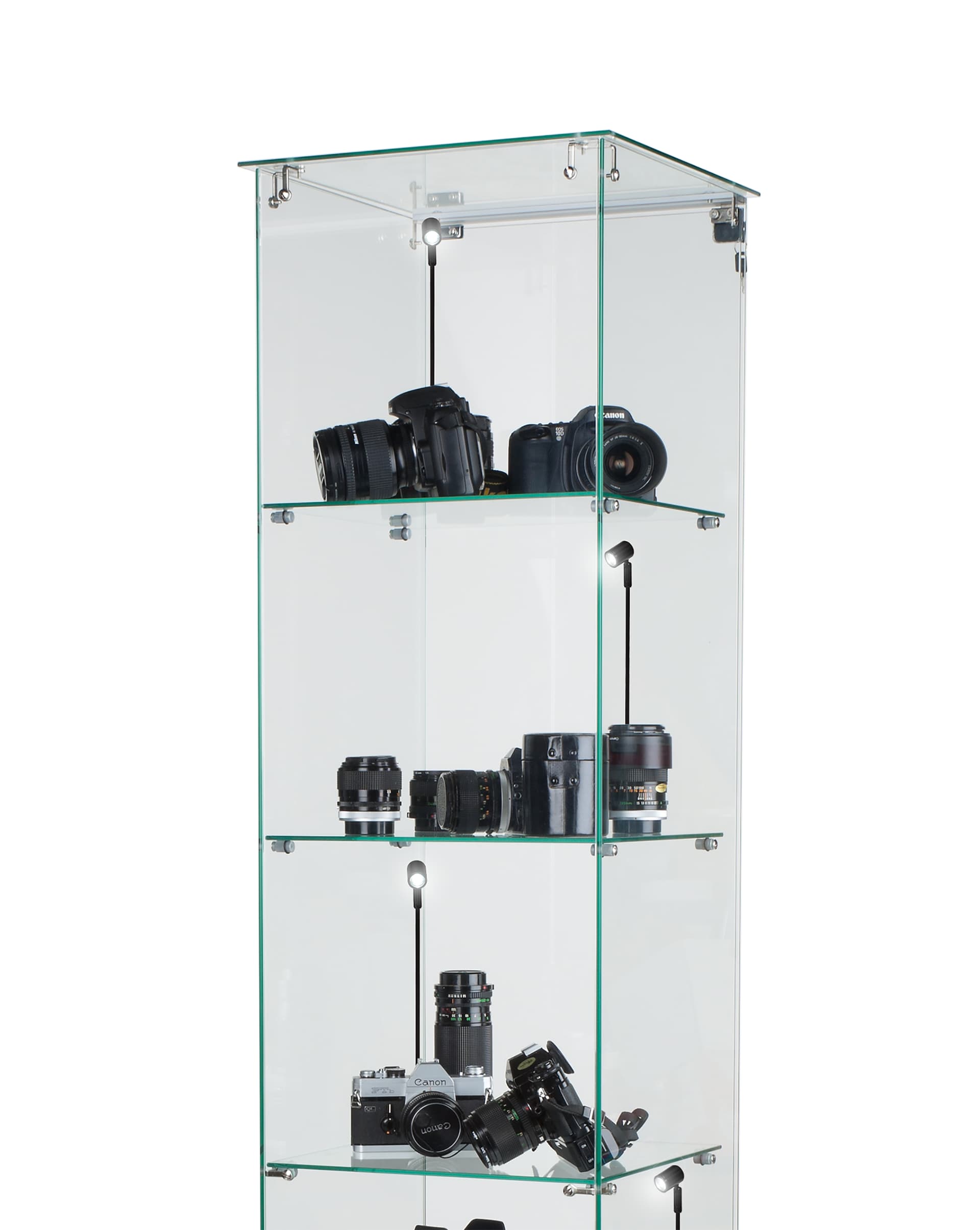Display case spotlights are the ideal accessory