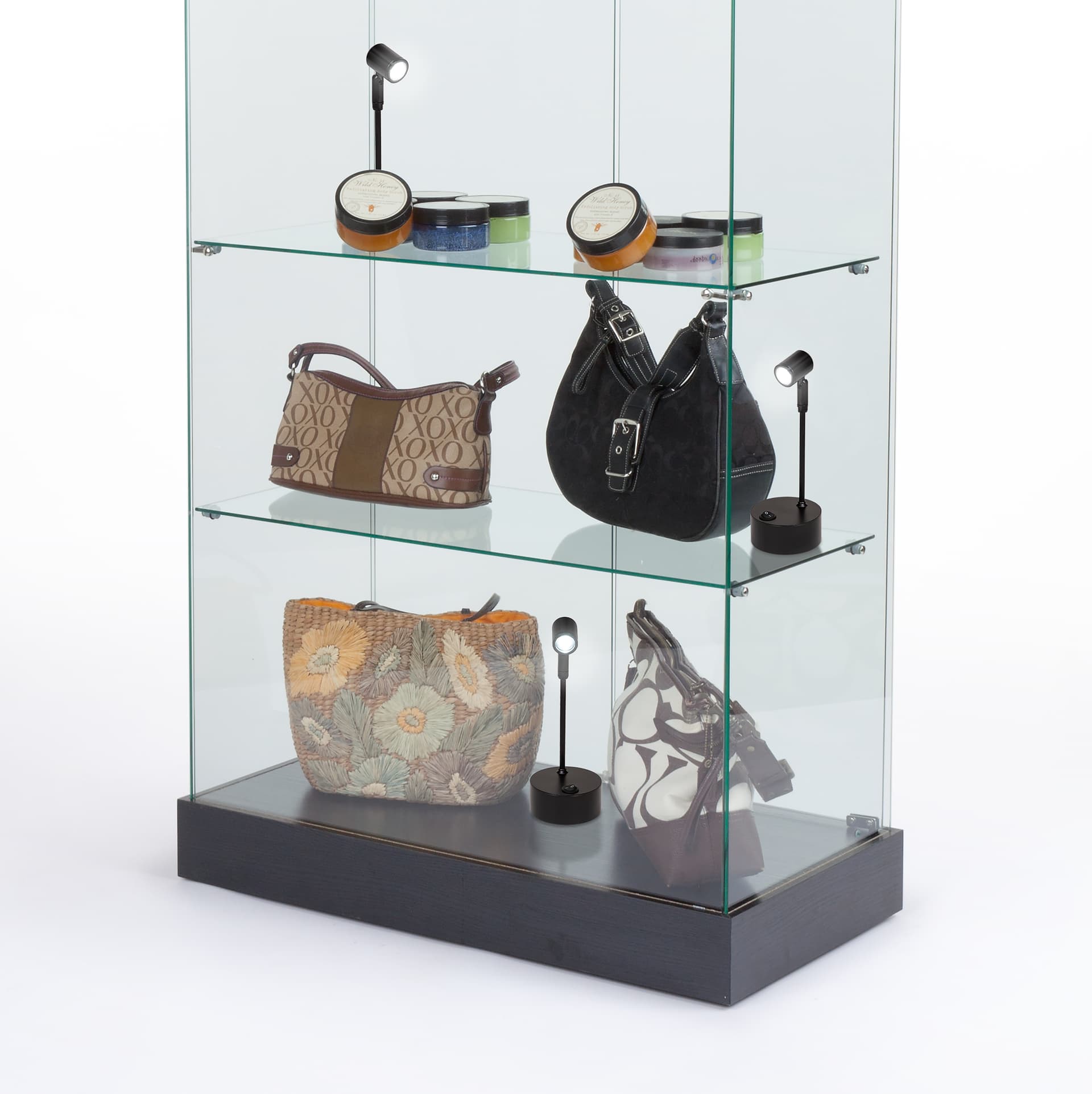 Display case spotlights are the perfect accessory