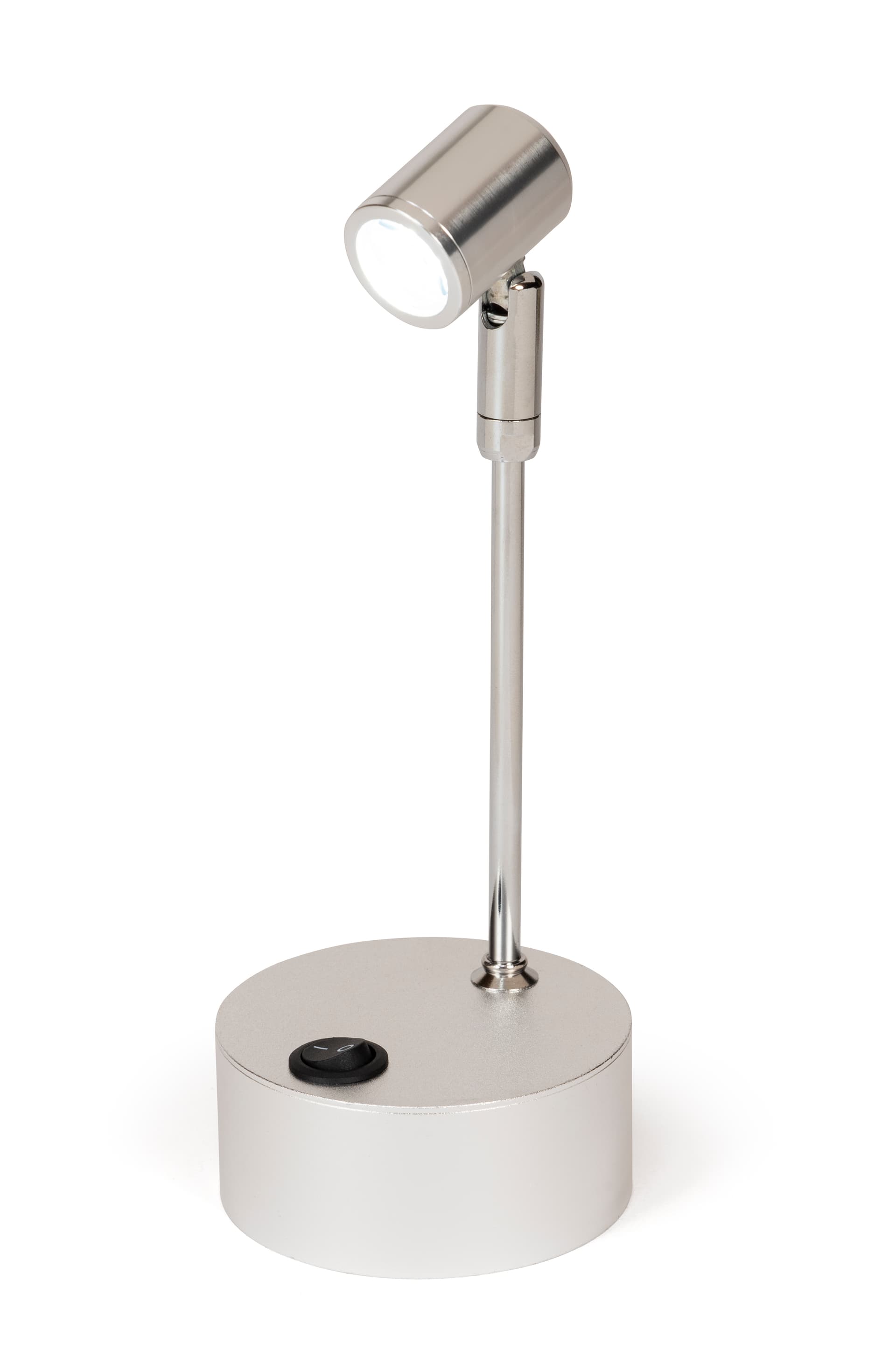 Lightweight display case spotlights