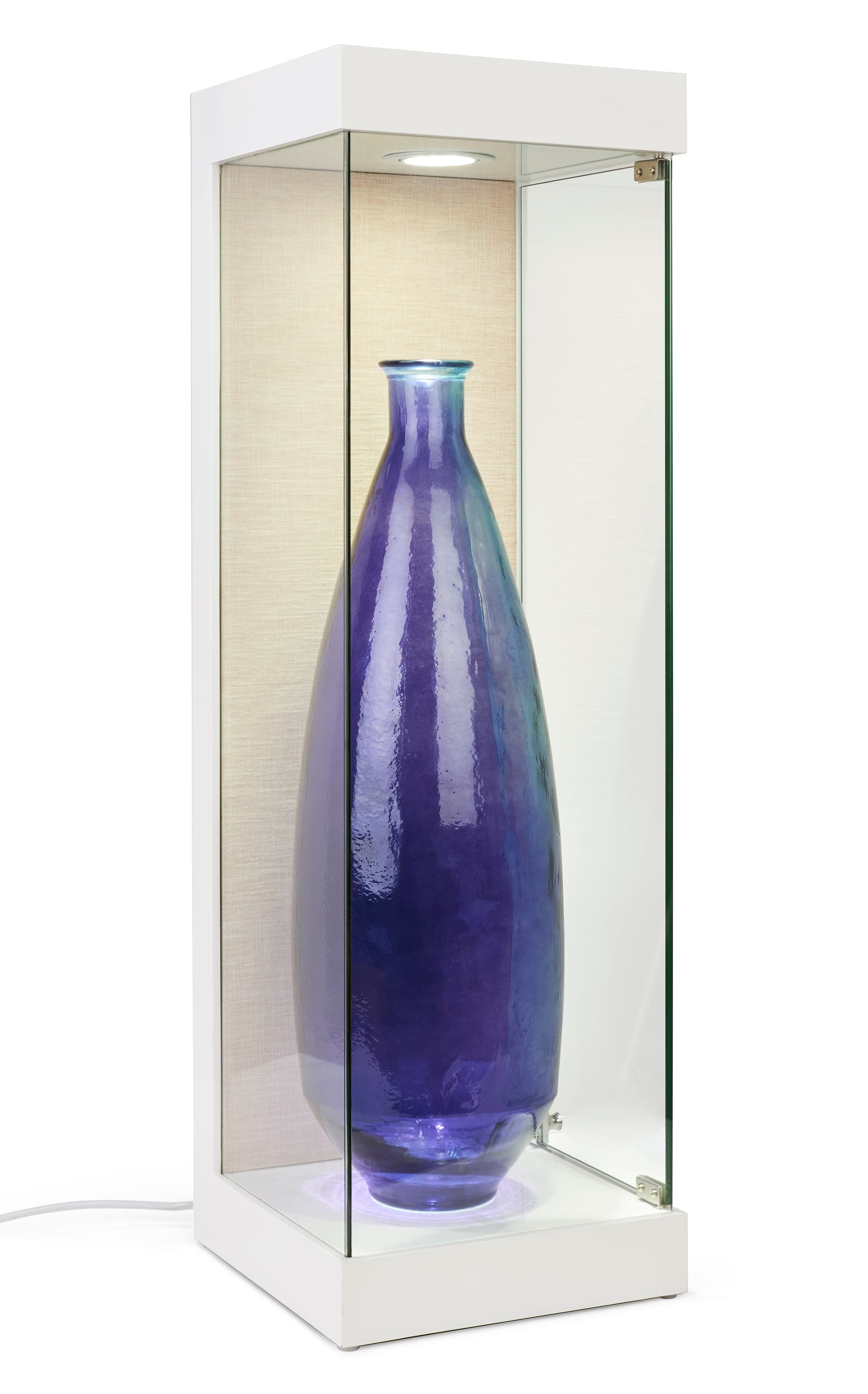 13.7 inch x 45.2 inch LED countertop museum case