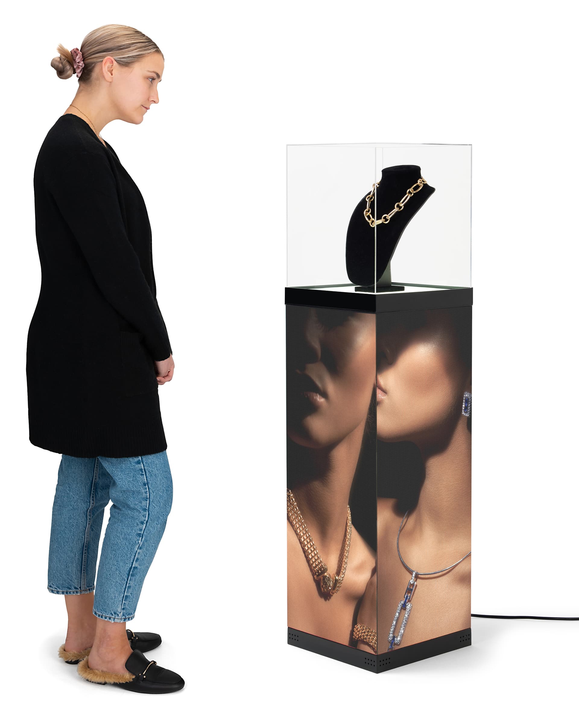 LED pedestal scale image