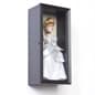 Shadow Box Doll Display Case for Tabletop or Wall, Magnetic Door Closure - Black