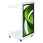 43" Non-Touch LCD Cash Wrap, Caster Wheels, Android 11 OS - White