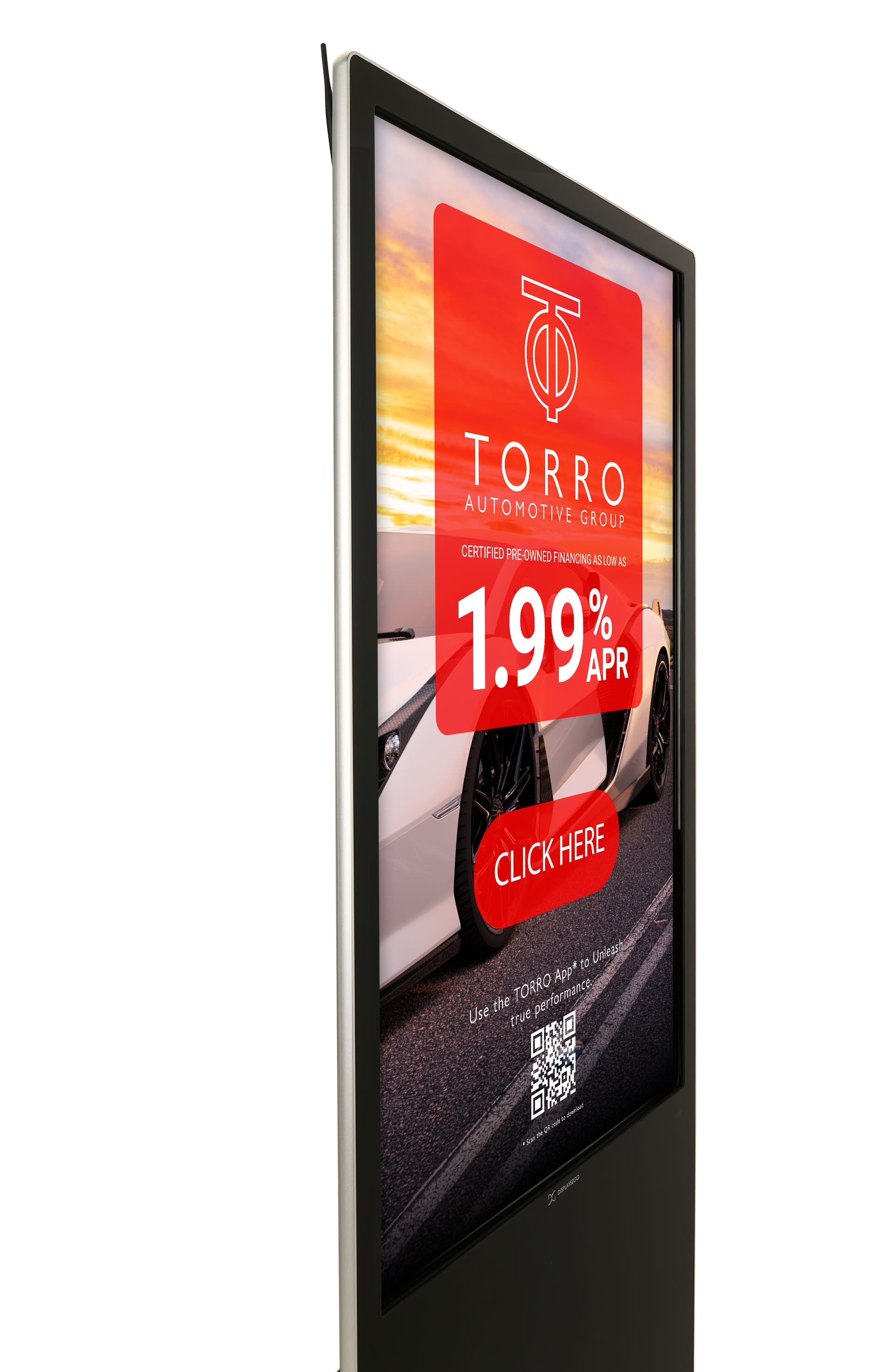 Advertising Multimedia Kiosk with Touch Screen