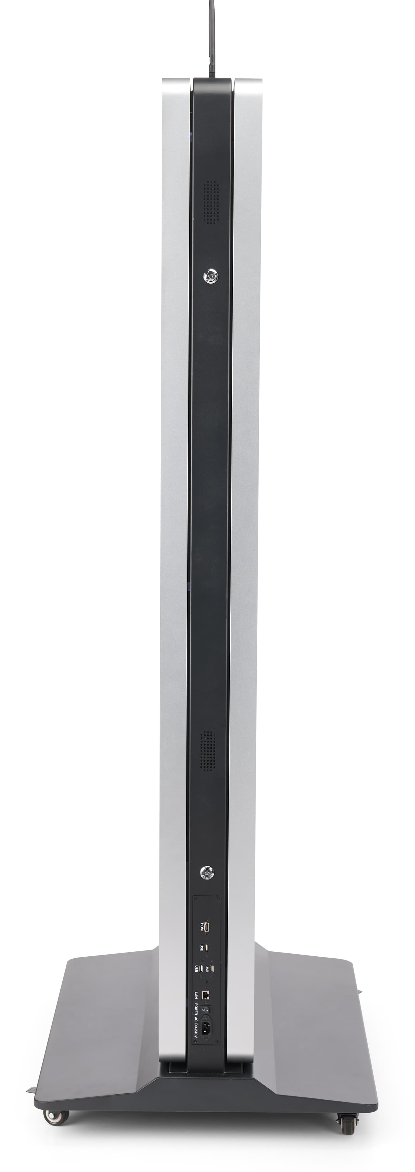 Double-sided digital non-touch display with 32 GB of storage space