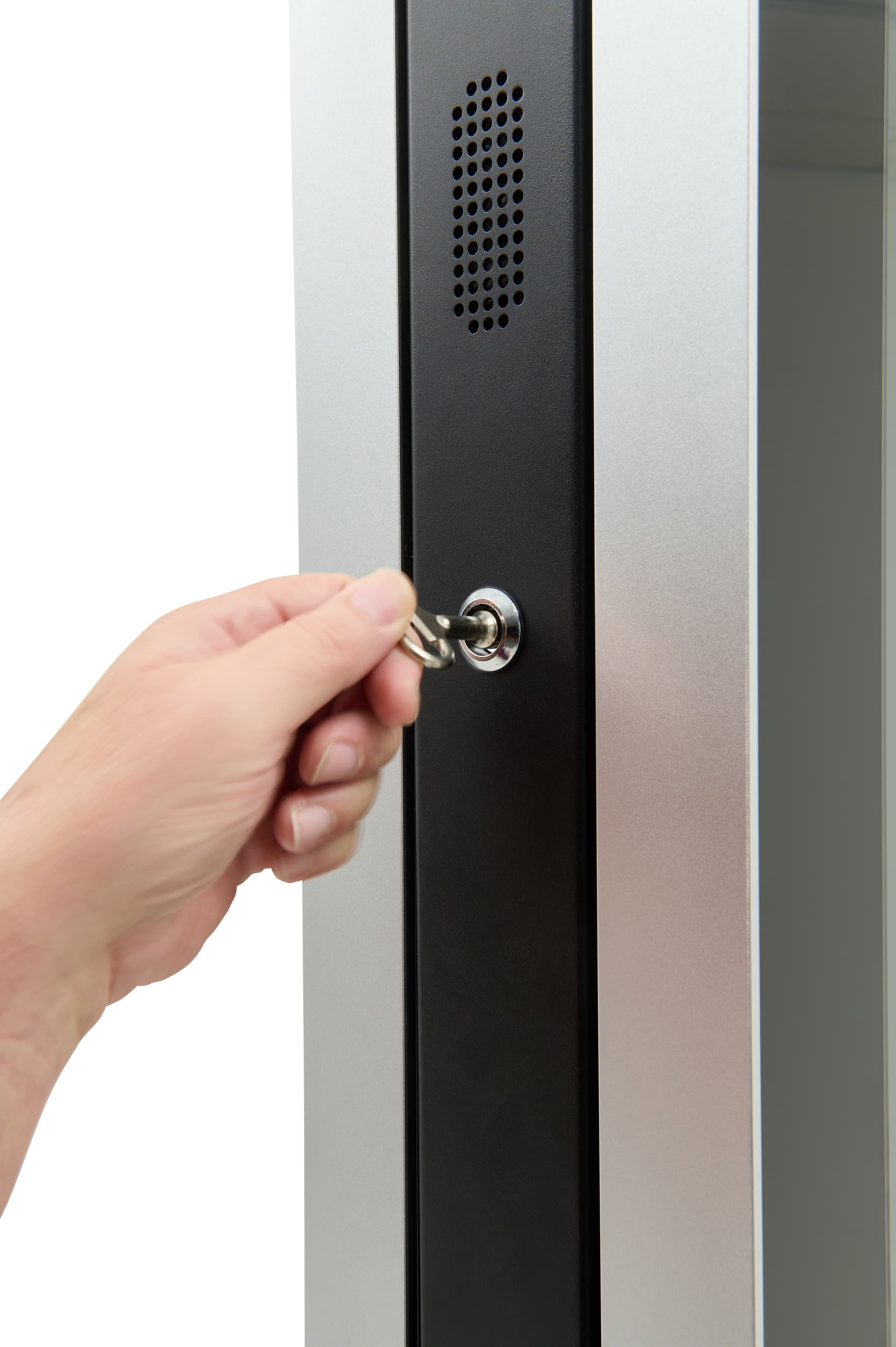 Double-sided digital non-touch display with 75 inches in height