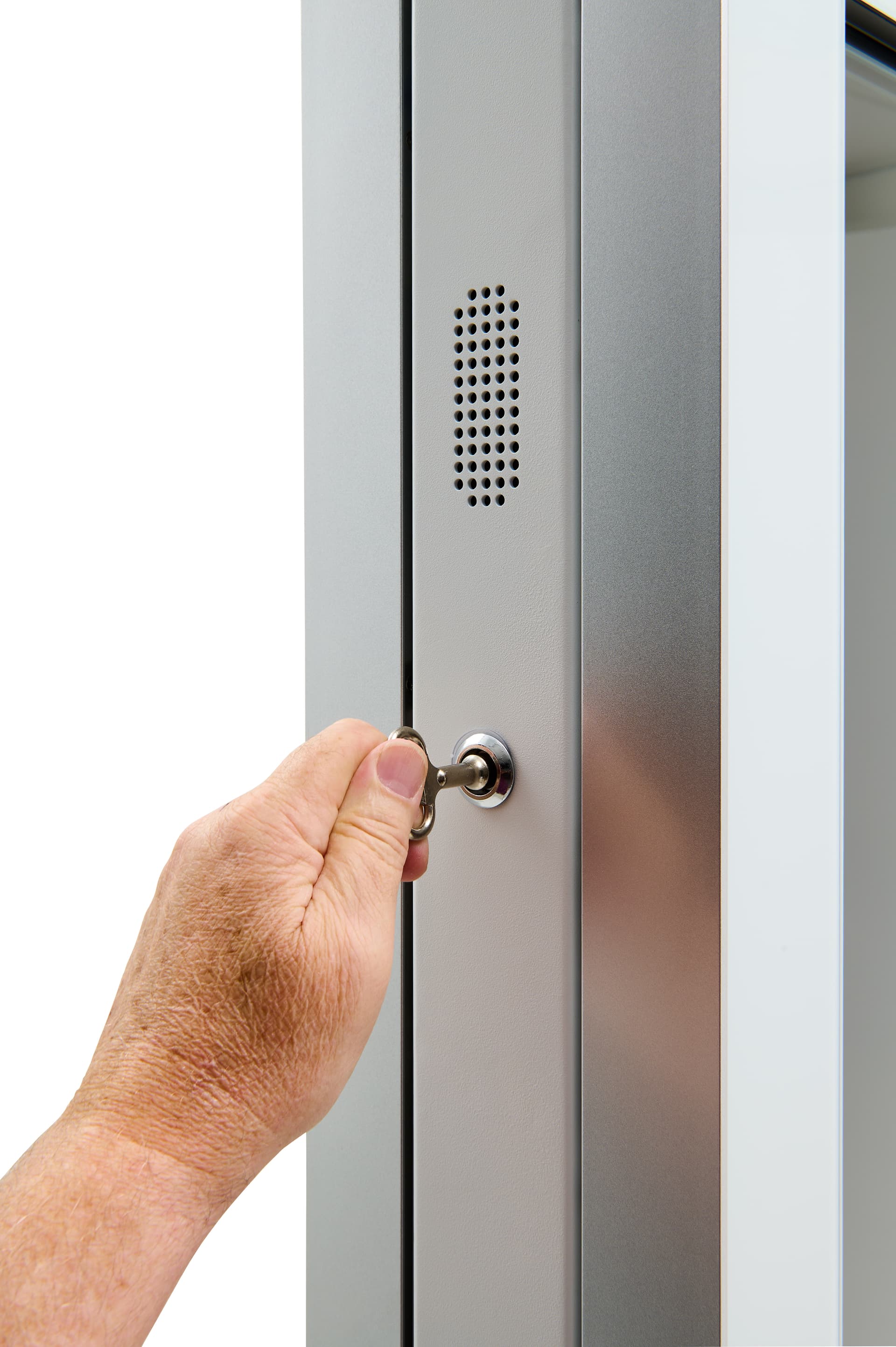 Double-sided digital vertical touchscreen Kiosk with 20pt IR dual digital displays