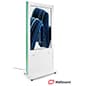 55" Touch Screen Kiosk w/ LED Edge-Lit Panel, 20pt IR, Android 11, Wheels - White