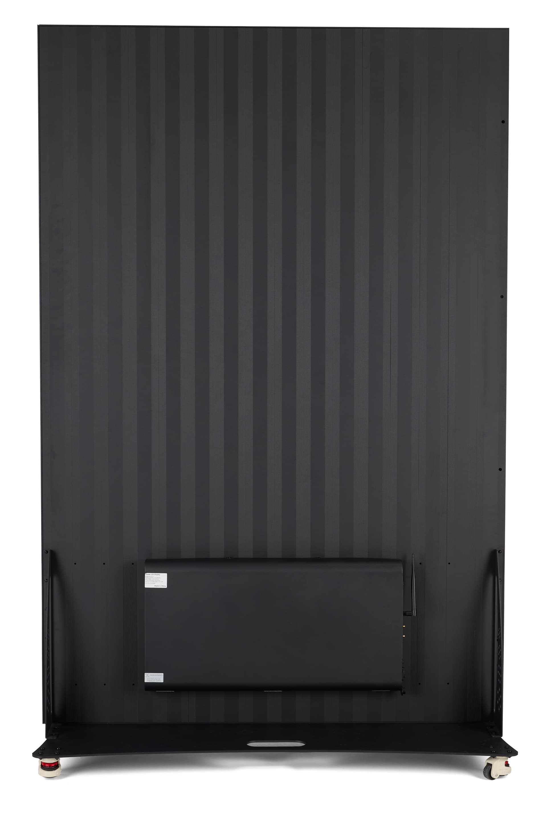 LED poster display back of unit and standing 80 inches tall