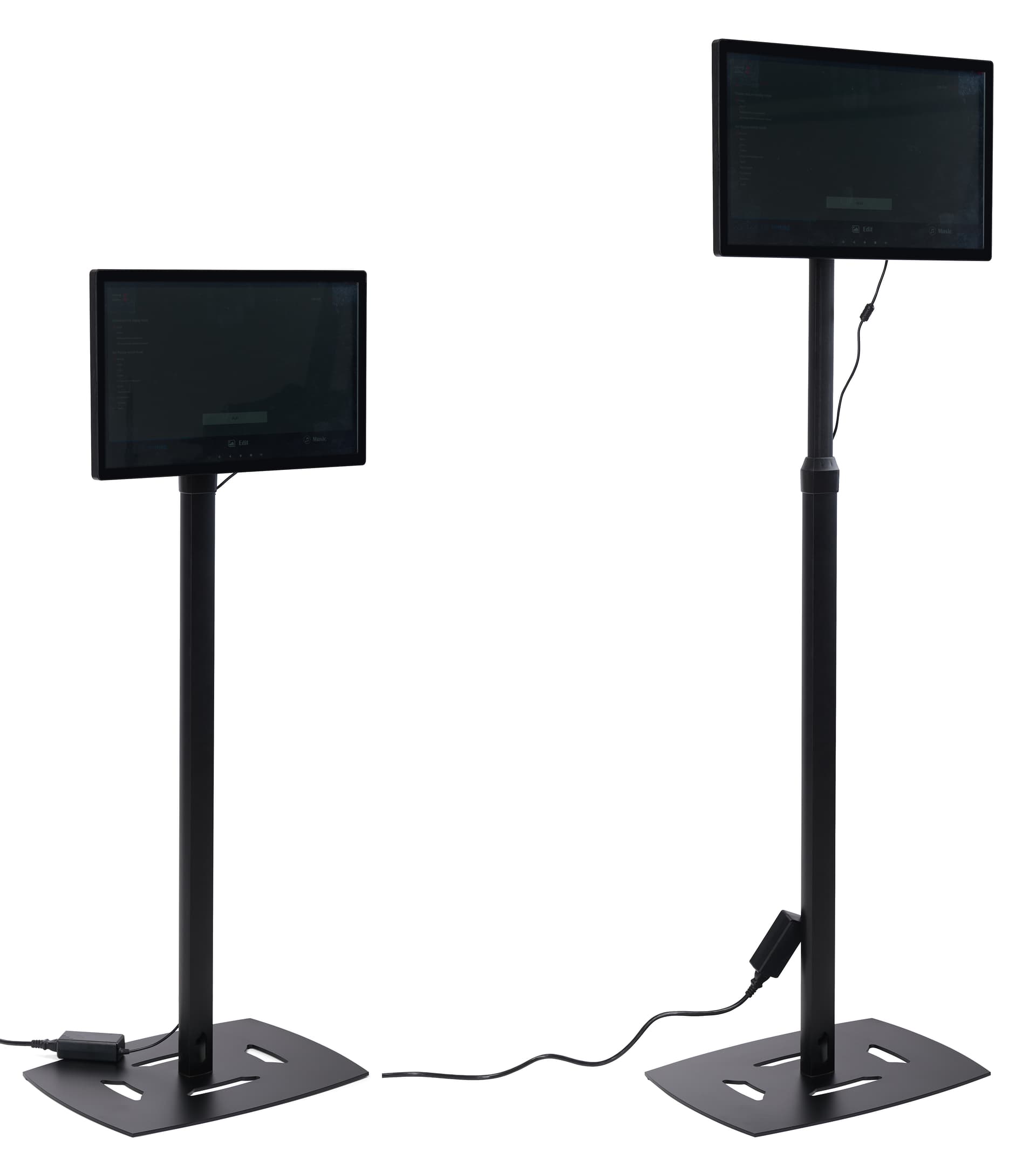 Commercial Touch Screen Display is height adjustable