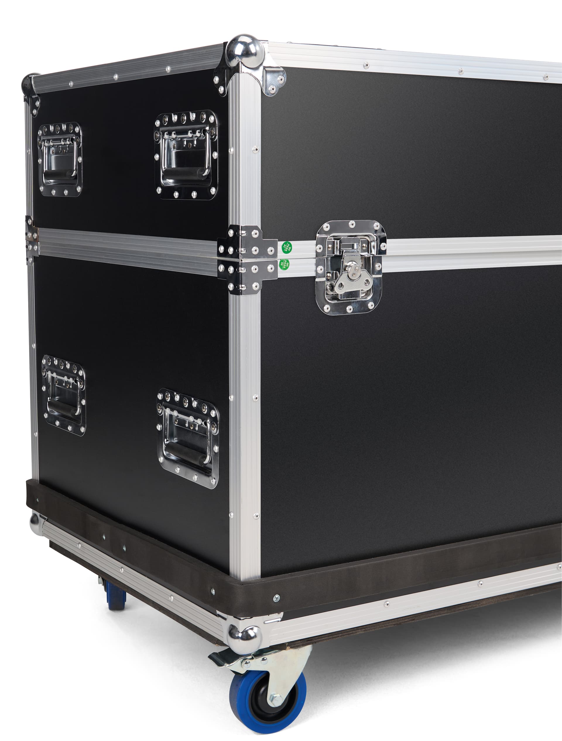 Utility case for LED Poster with reinforced aluminum ball corners for extra protection 
