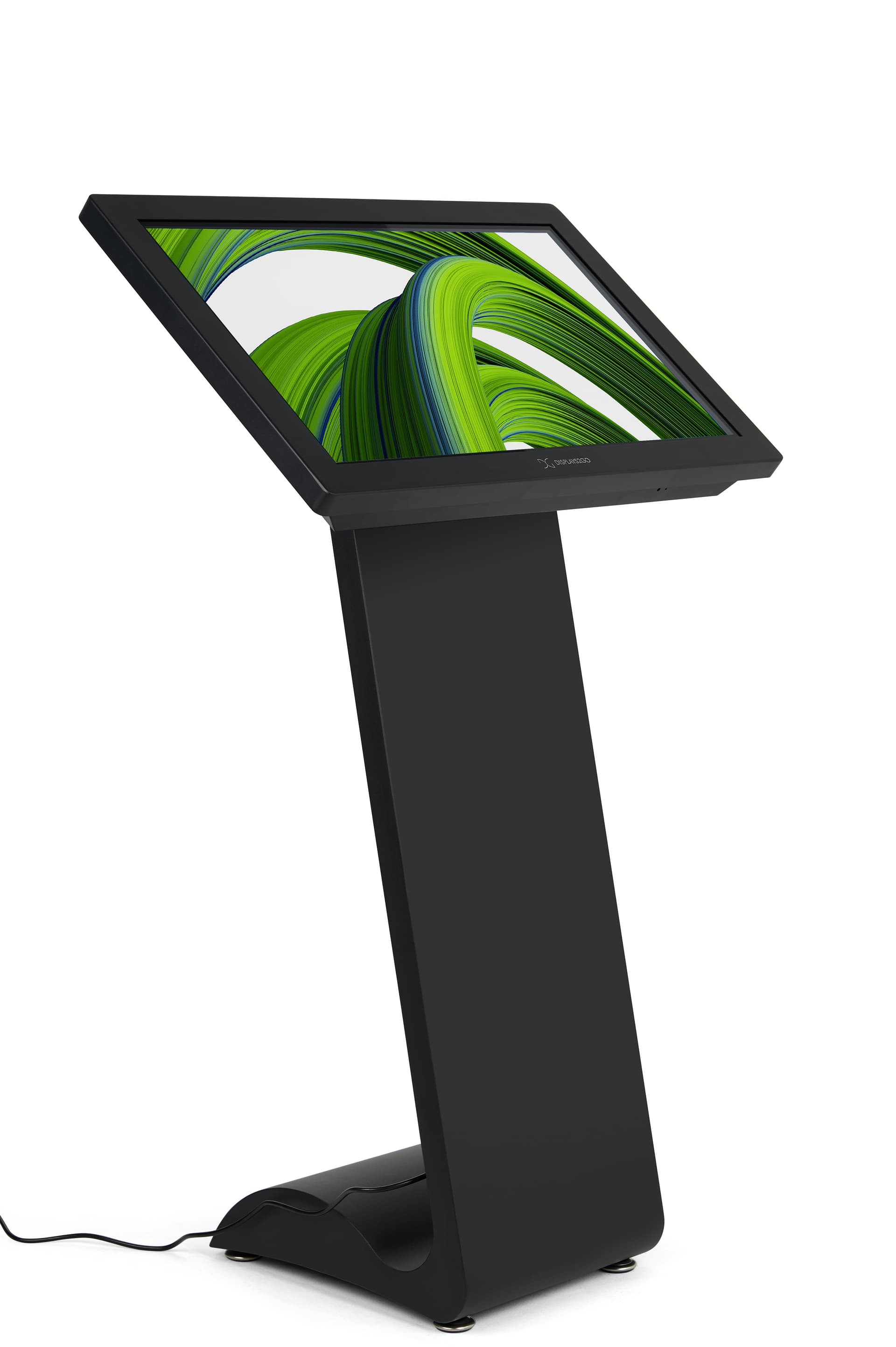 32" Horizontal Touch Screen Display Floor Stand with Pre-Installed DiViEX Slideshow App