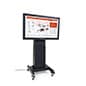 43" or 55" Touch Screen Motorized TV Stand w/ Android OS, Height Adjustable, Wheels