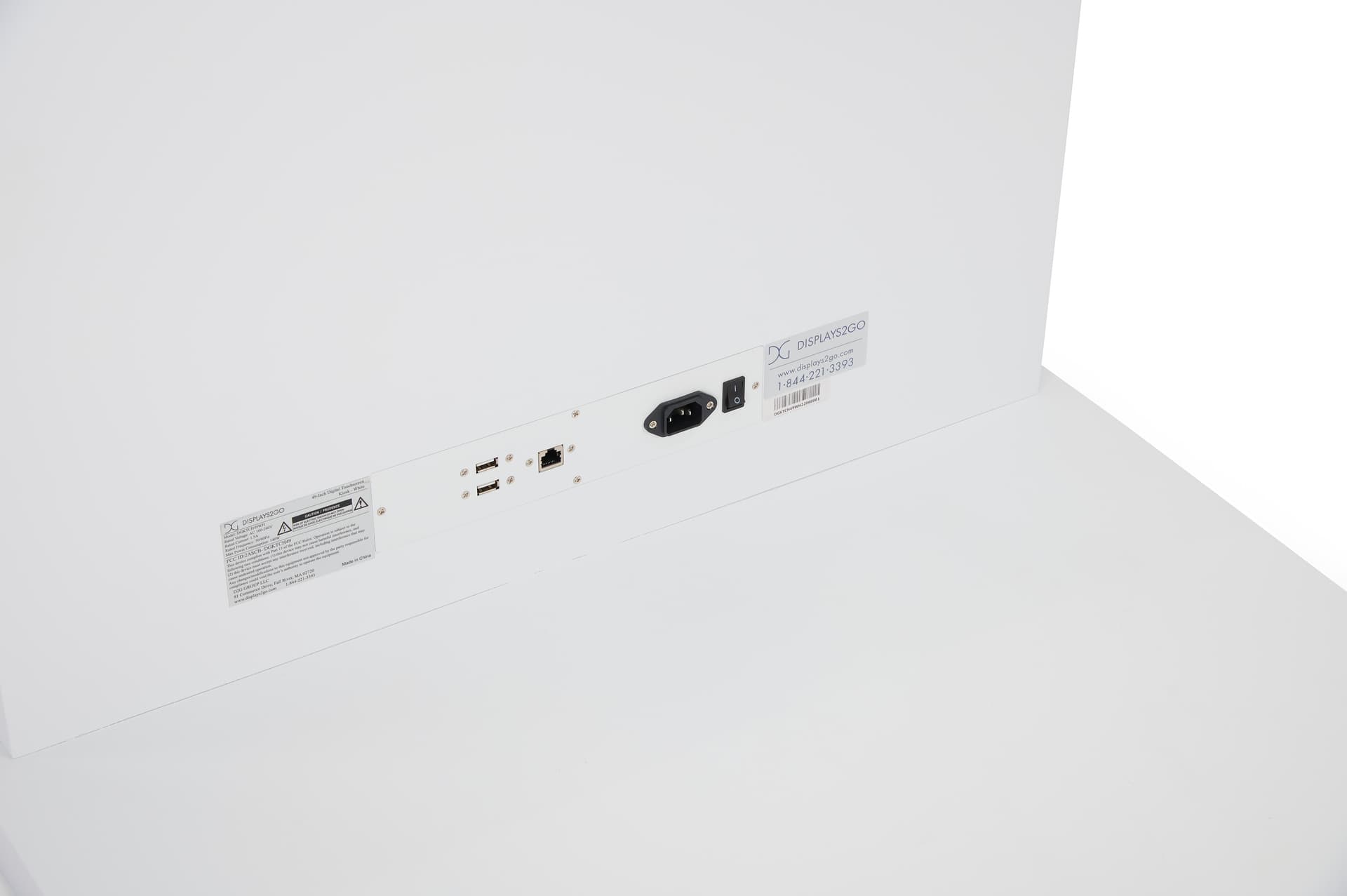 Adjustable Touch Screen Kiosk with Powder Coating Surface  