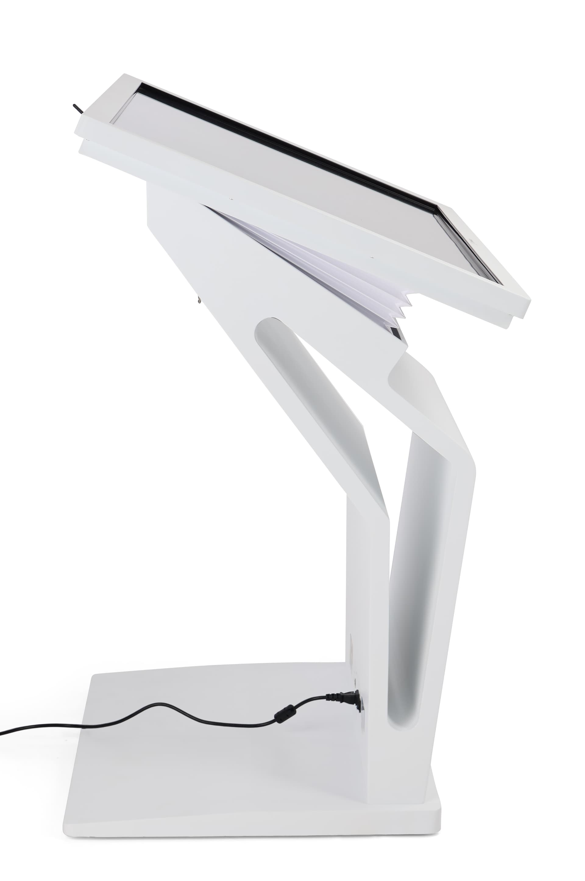 Adjustable Touch Screen Kiosk with Bluetooth Feature  