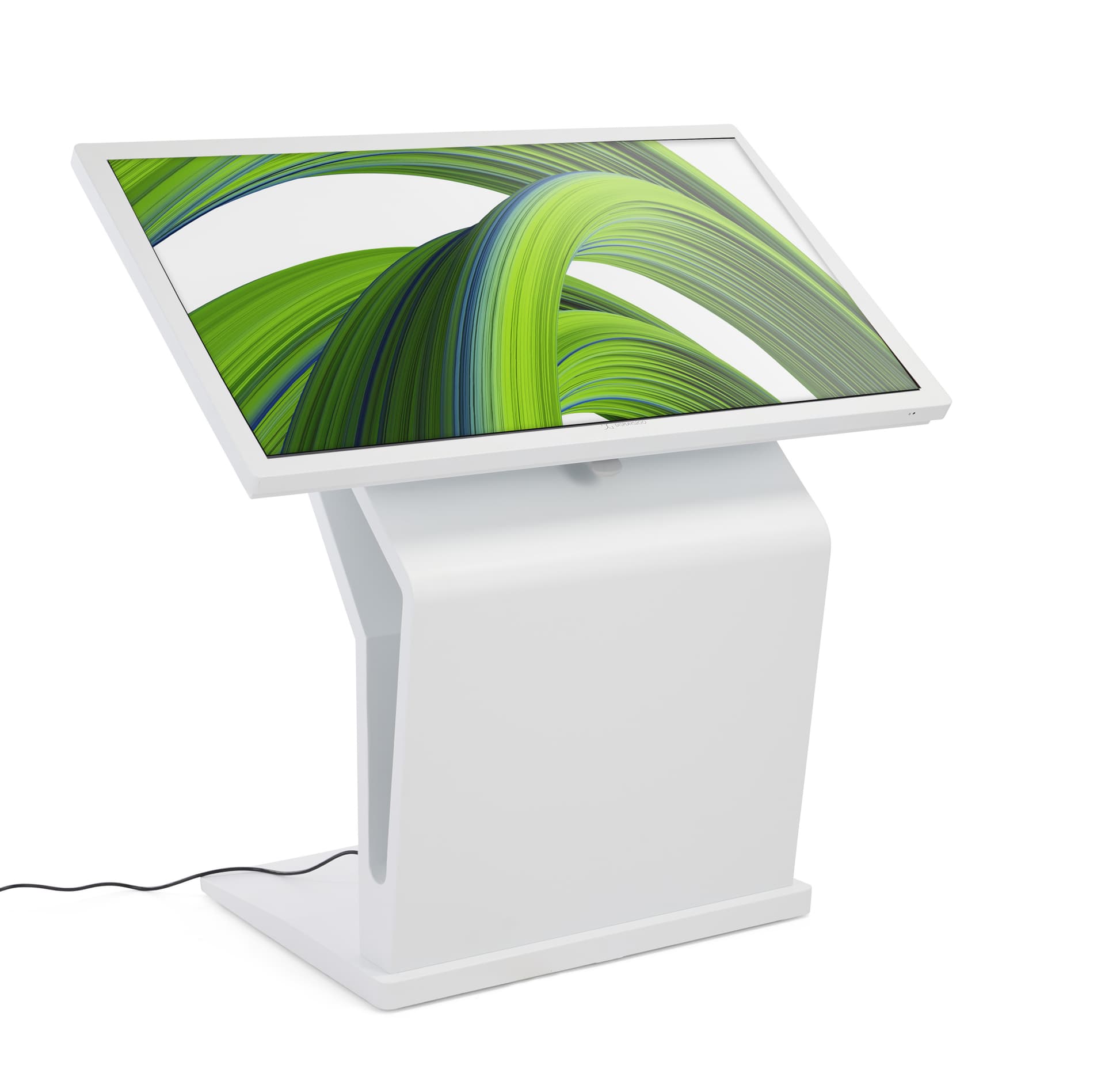 Adjustable Touch Screen Kiosk  with Wide Screen Display   