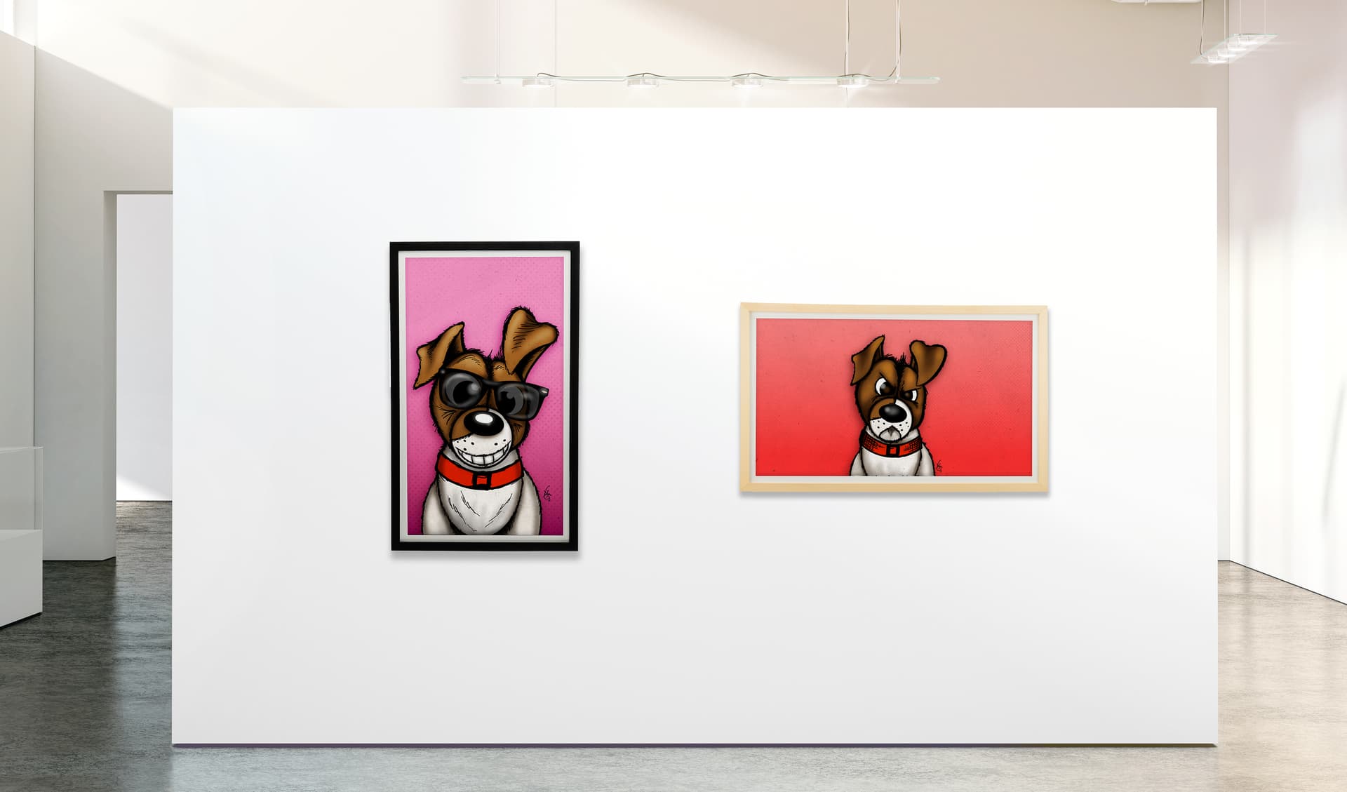 Digital NFT frame with sleek finish and added matte 