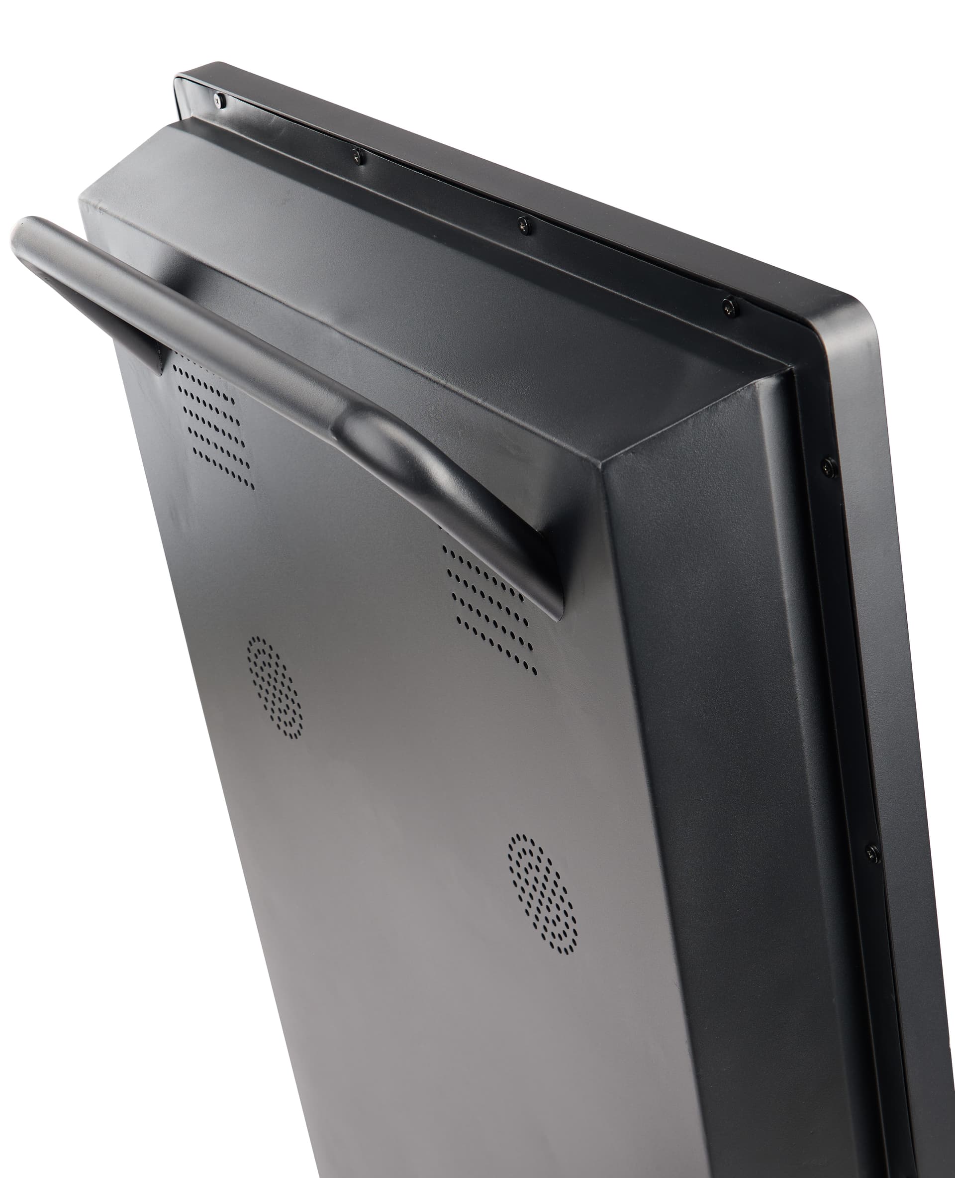 Portable outdoor digital signage with handle
