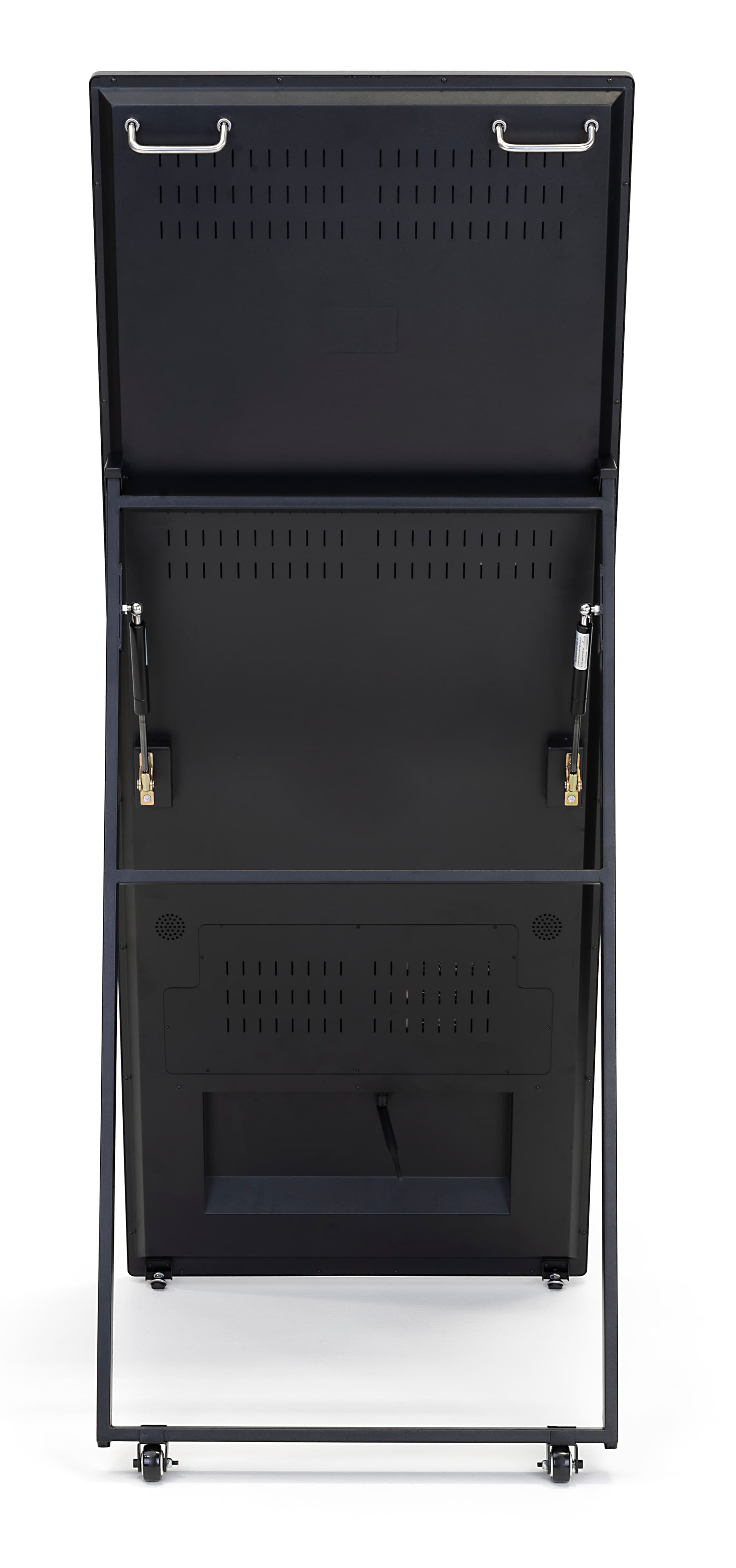 Digital sandwich board with access to Google Play store