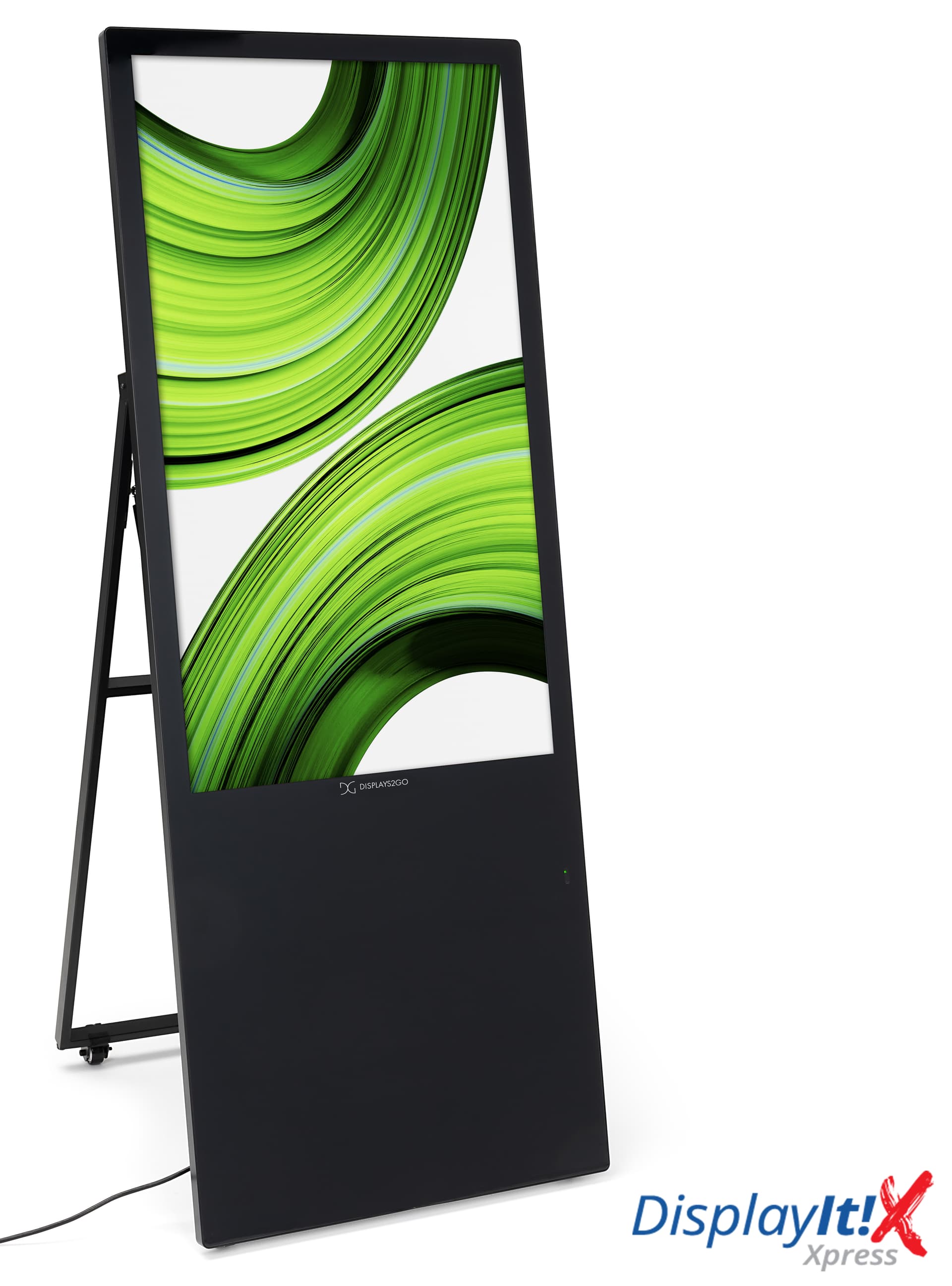Digital sandwich board with two 8 watt speakers