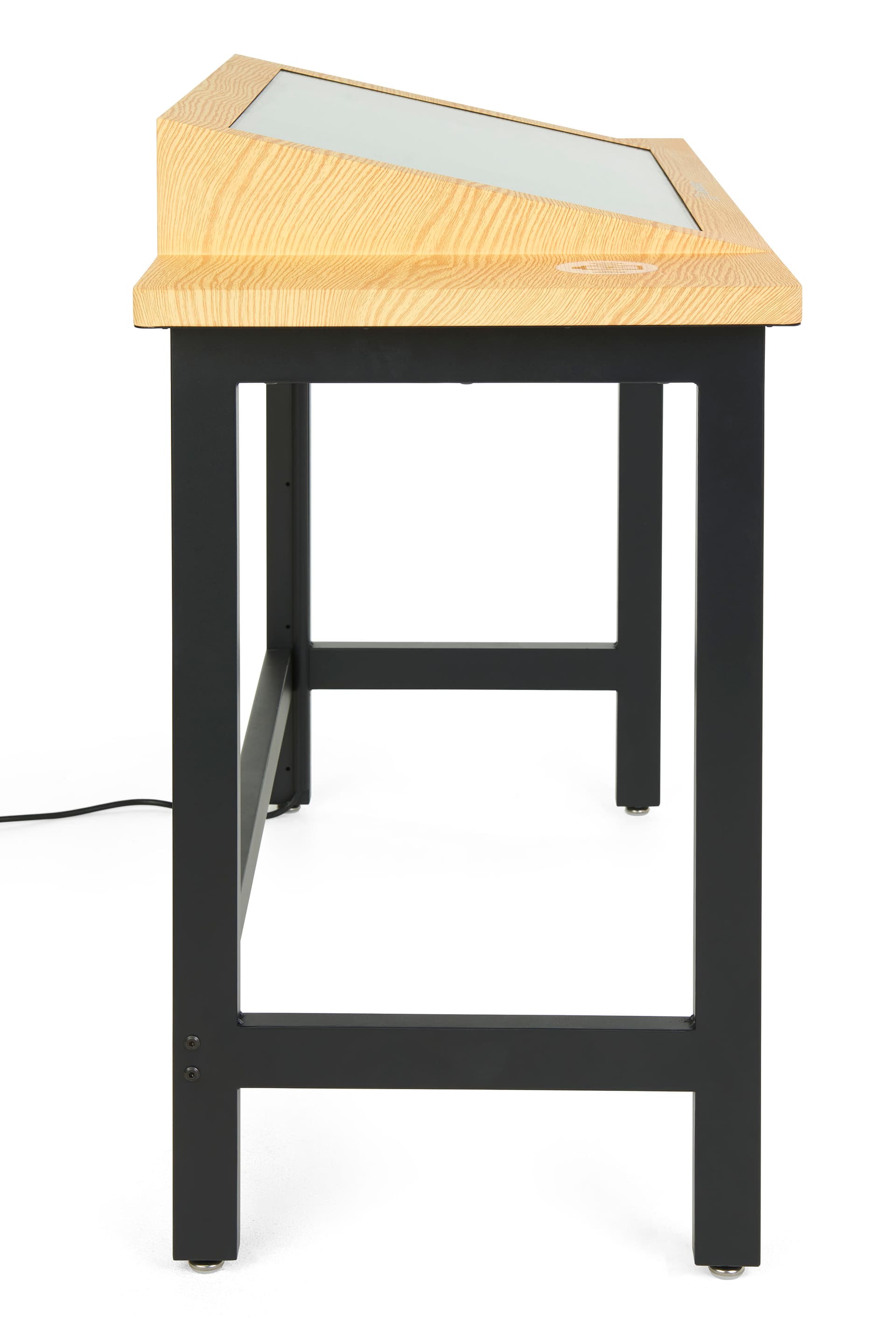 Interactive multi touch table with durable powder coated steel frame