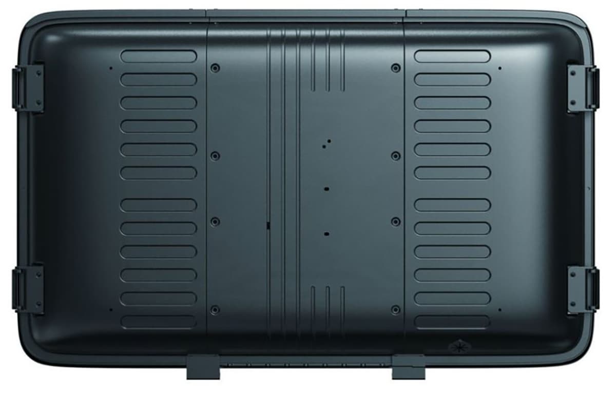 Outdoor TV enclosure with lightweight build for easy installation