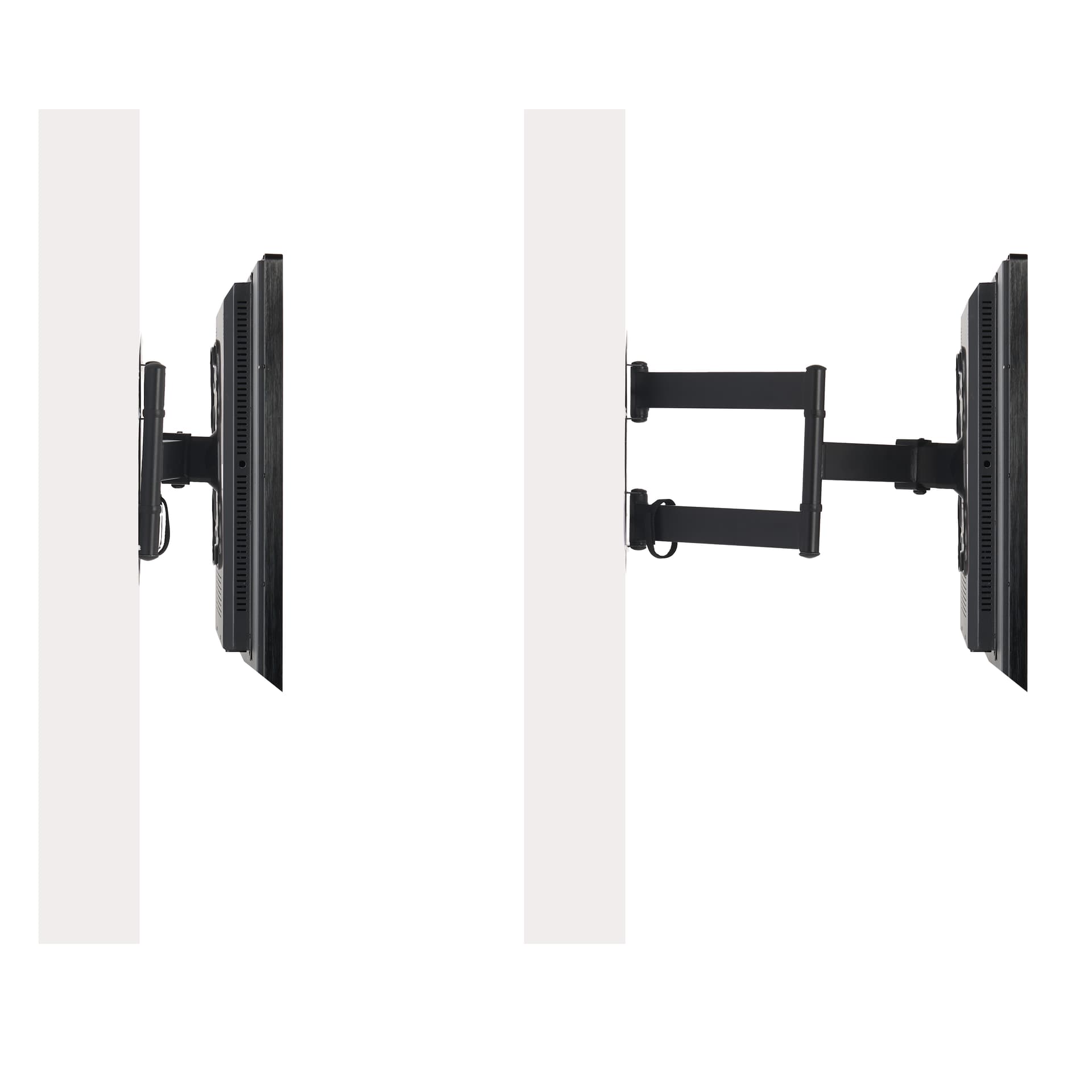 Digital signage monitor with included adjustable wall mount 
