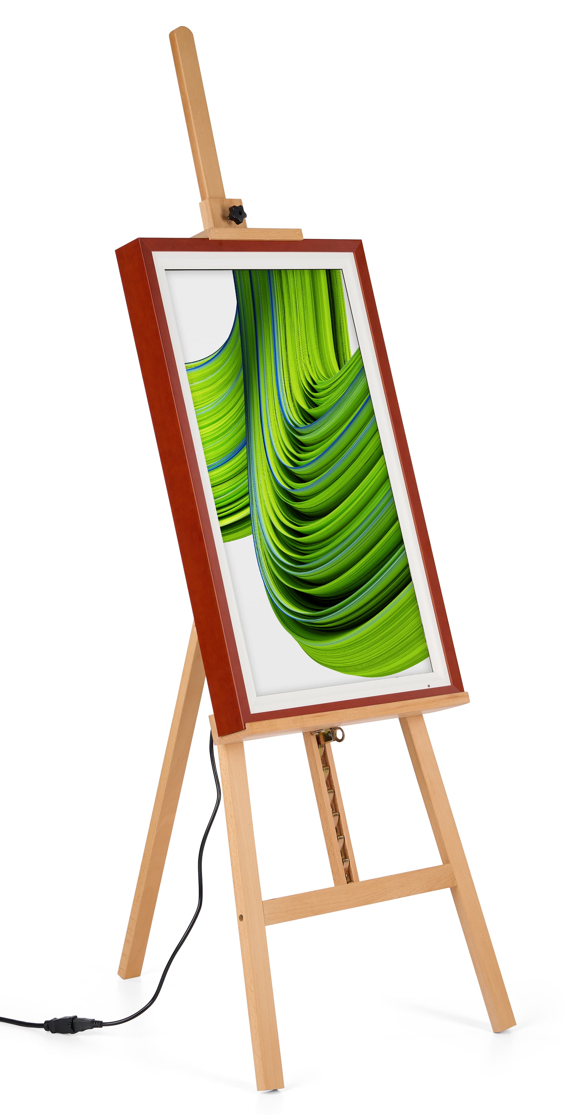 Digital canvas easel display with access to Google Play store