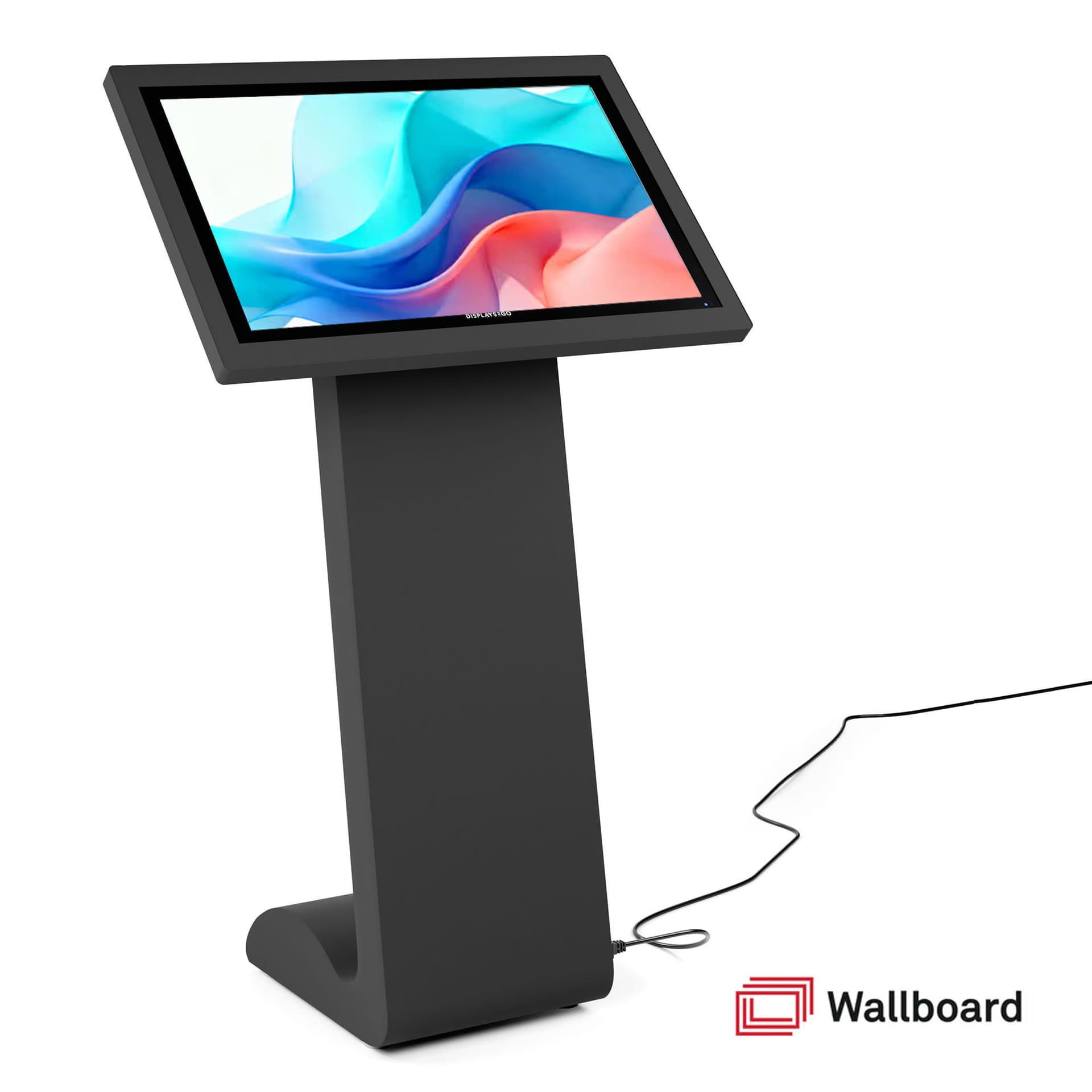 Horizontal touch screen display floor stand is bundled with Wallboard interactive content software