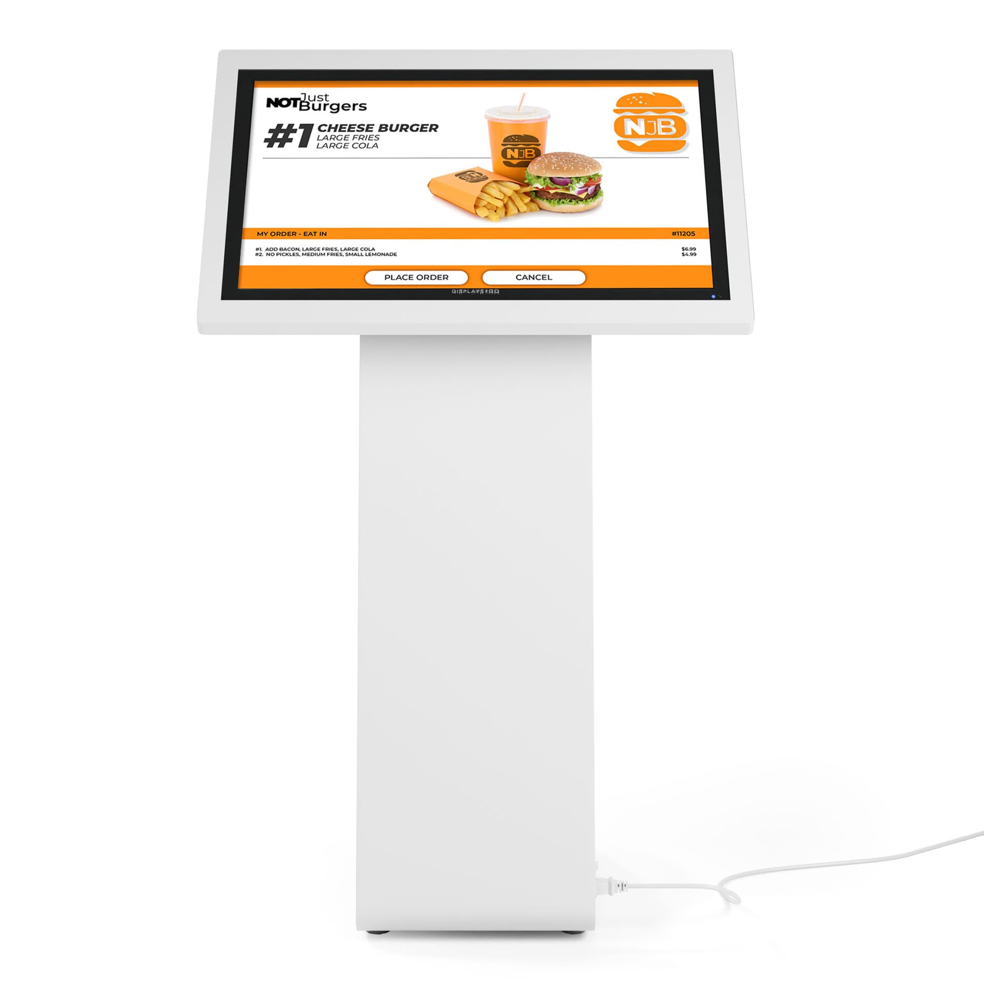 Horizontal touch screen display floor stand lets you craft immersive interactive experiences