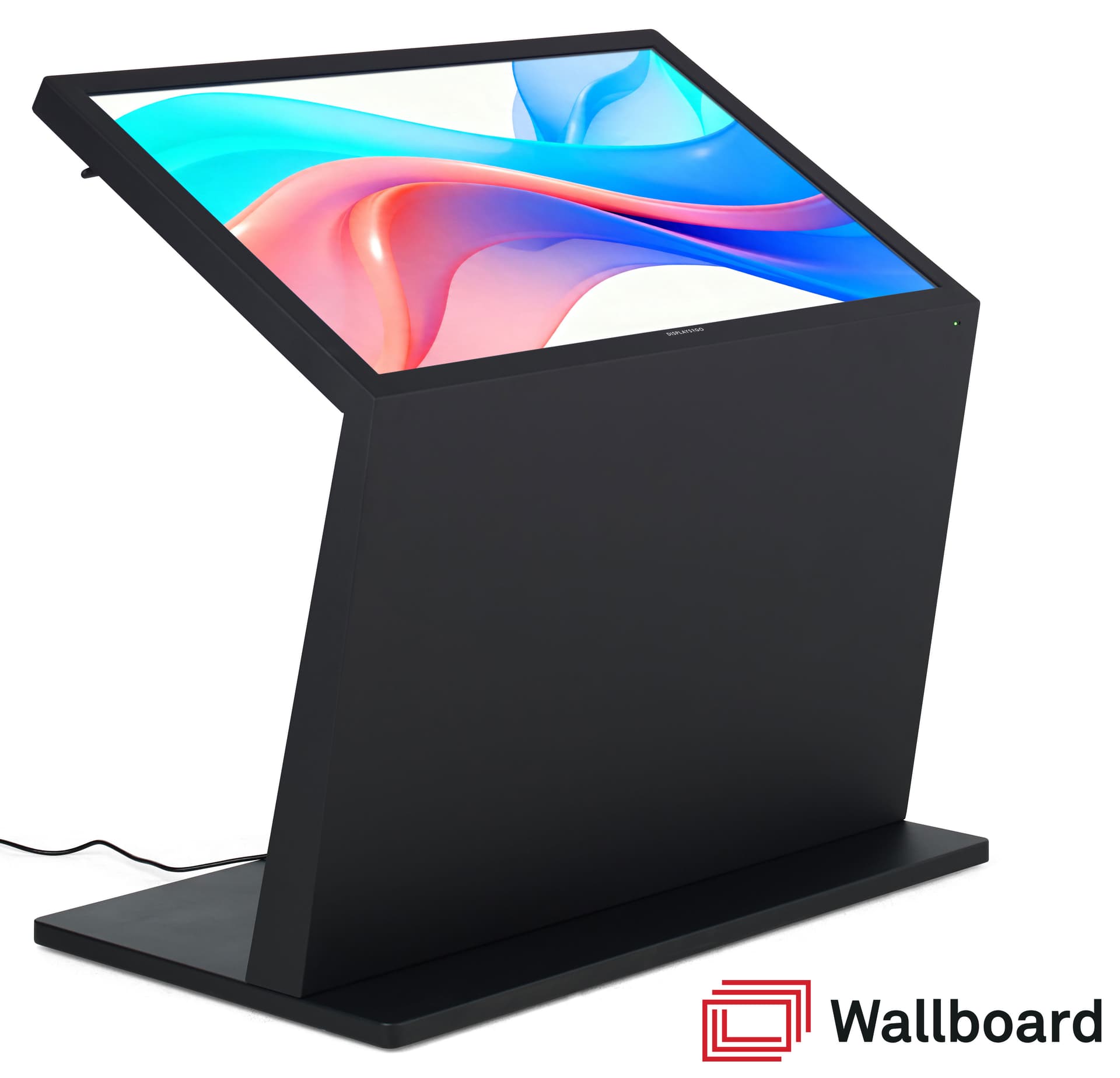 Touch screen interactive kiosk with Wallboard premium software package