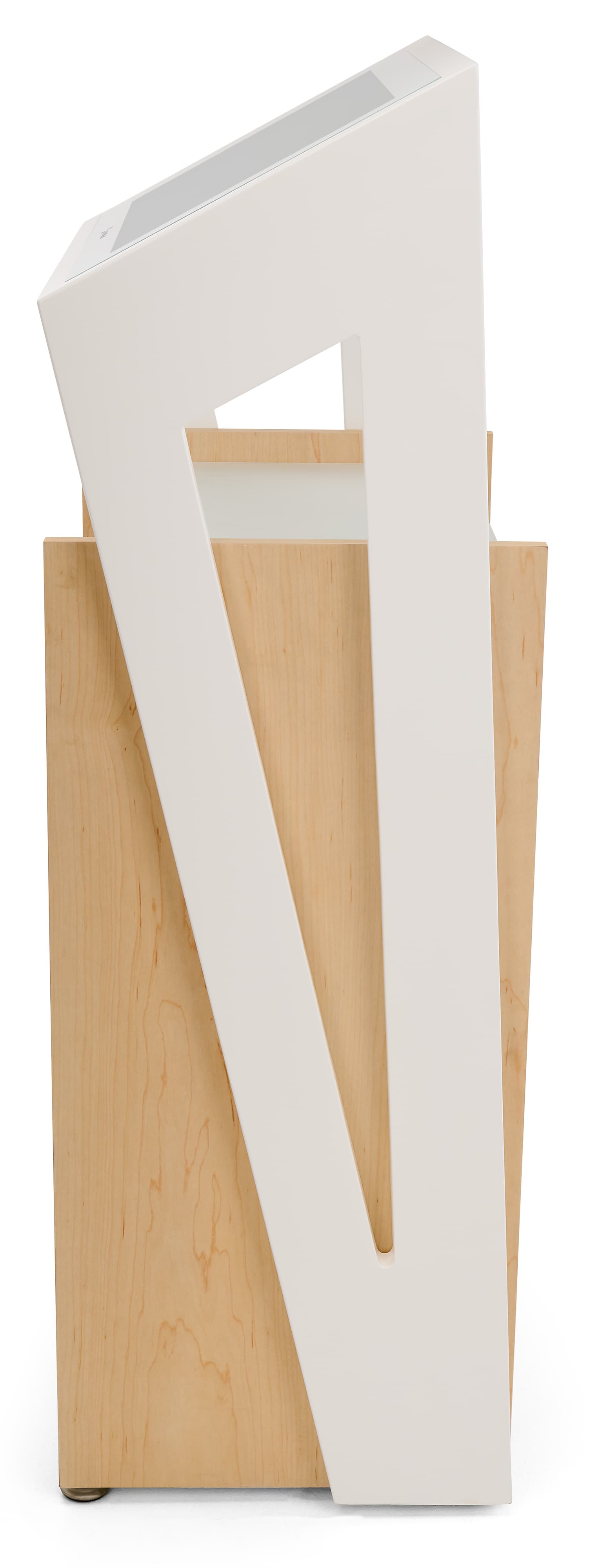 Digital kiosk display with sleek and modern design