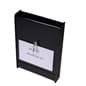 Acrylic Ballot Box for Wall Mount Use, 8.5 x 5.5 Sign Holder, Locking - Black