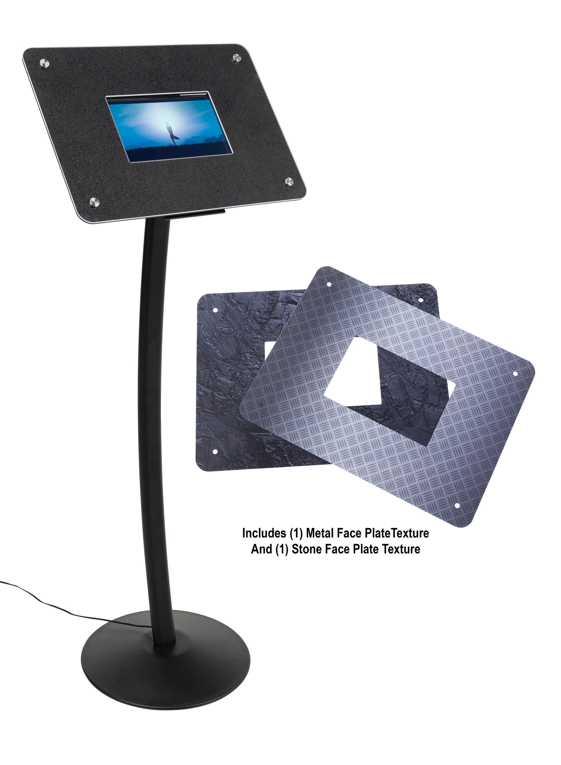 Small digital display stand offers high resolution for sharp content