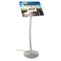 10.1” Silver Floor Standing Digital Display w/Audio, Video, and Photo– Custom Printed