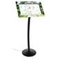 21.5” Black Floor Standing Digital Display w/Audio, Video, and Photo – Custom Printed