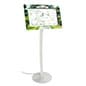 21.5” Silver Floor Standing Digital Display w/Audio, Video and Photo – Custom Printed