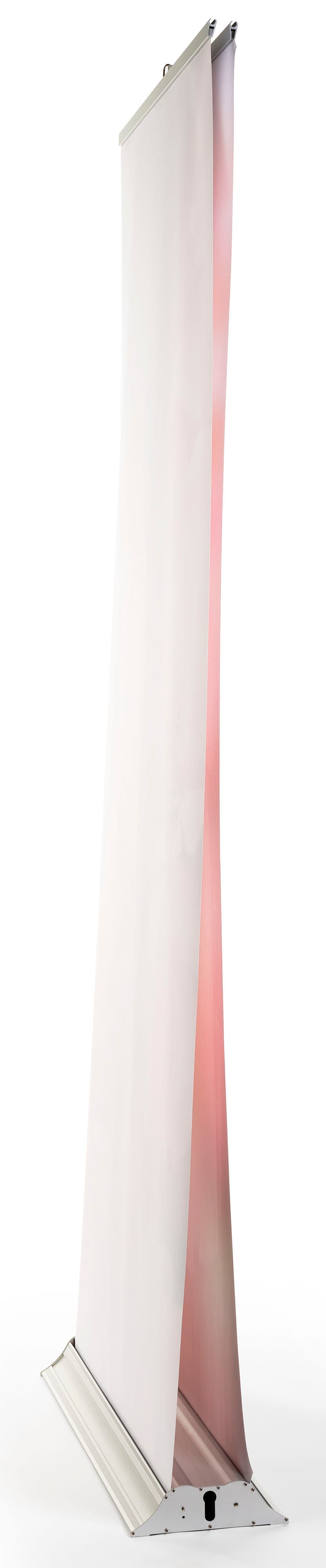Replacement backer panel for 3d banner stands with thin profile 